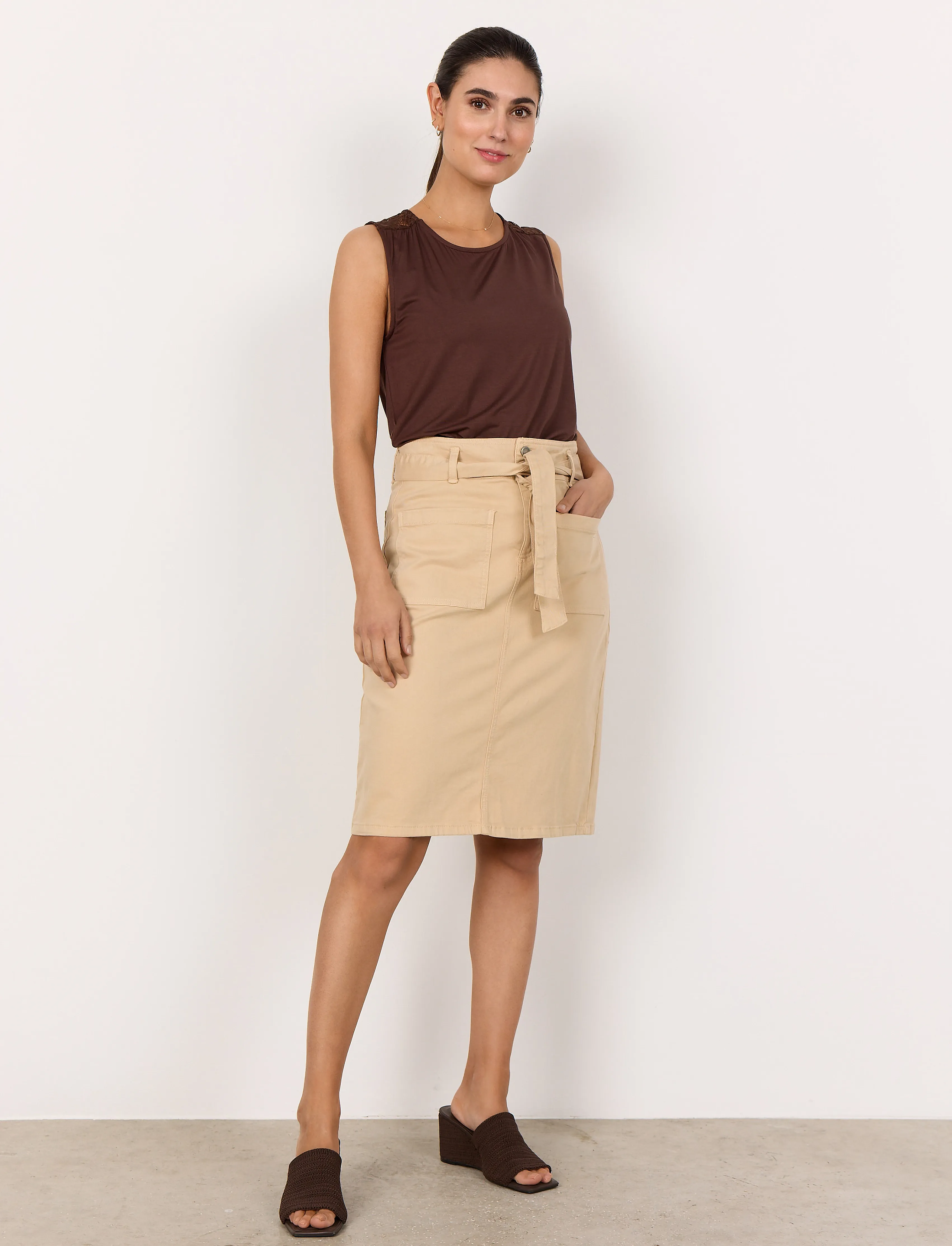 Soyaconcept - SC-ERNA - midi-röcke - sand - 3