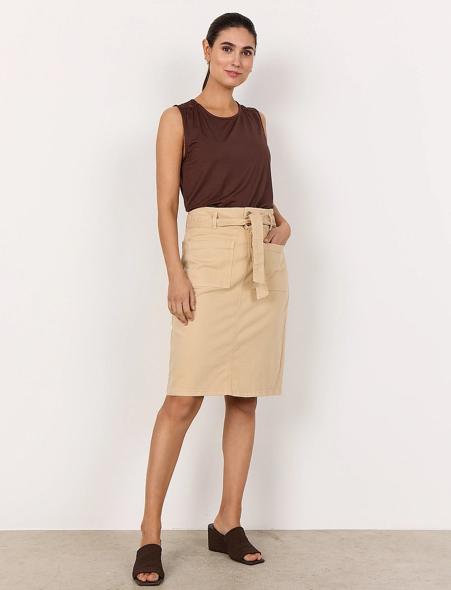 Soyaconcept - SC-ERNA - midi-röcke - sand - 3