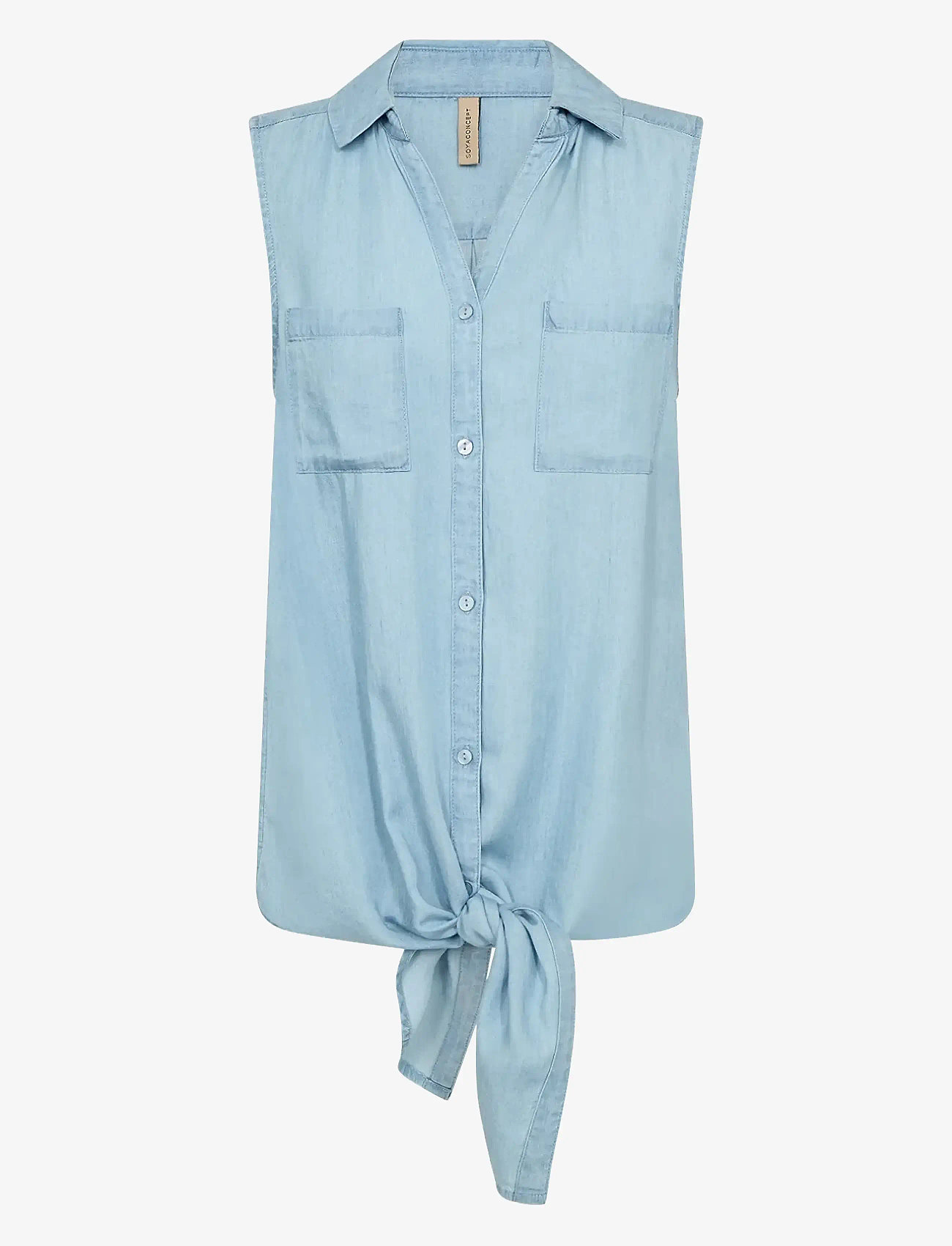Soyaconcept - SC-LIV - Ärmlösa blusar - light blue denim - 1