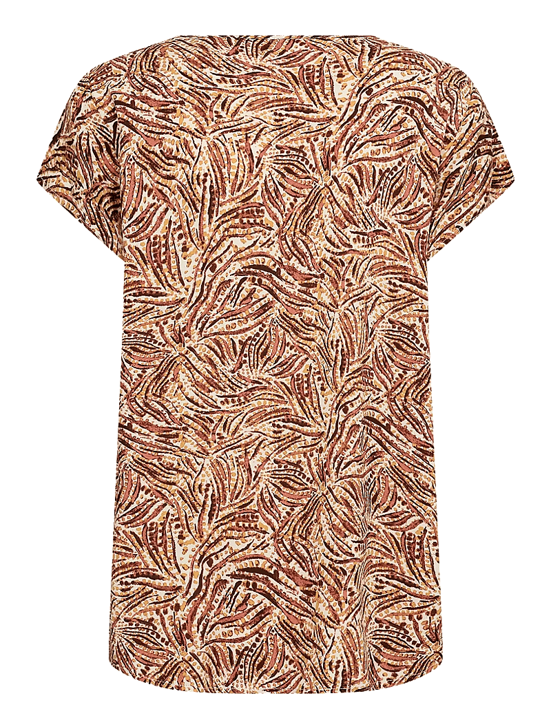 Soyaconcept - SC-REGINE - kortærmede bluser - mandarin combi - 2