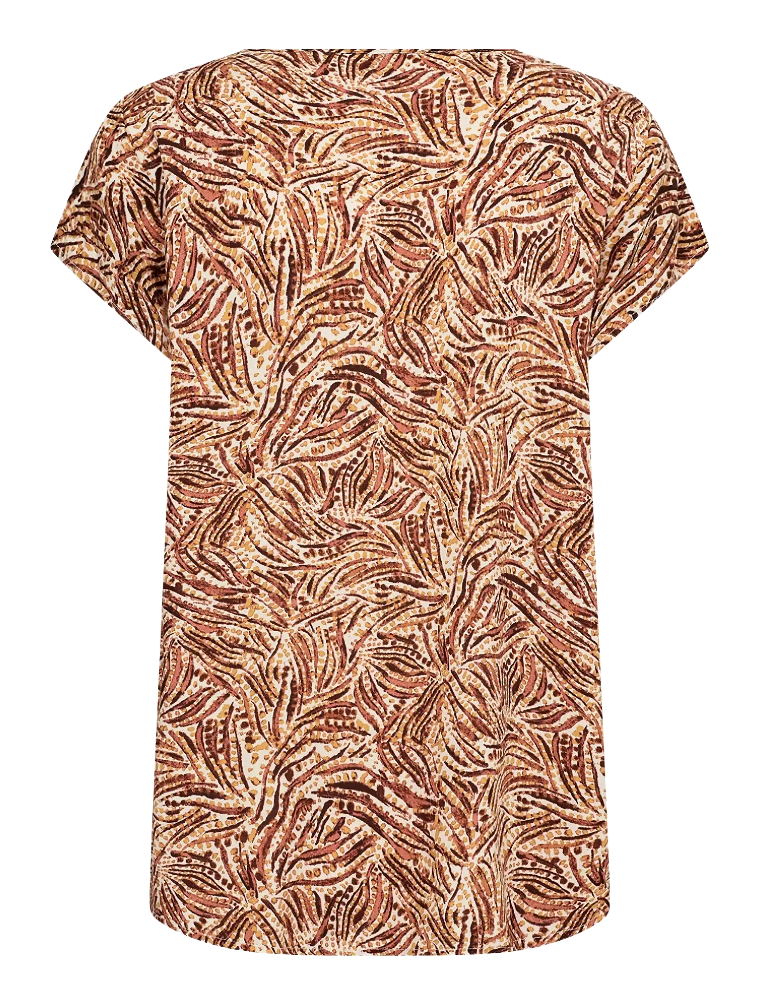 Soyaconcept - SC-REGINE - kurzämlige blusen - mandarin combi - 2