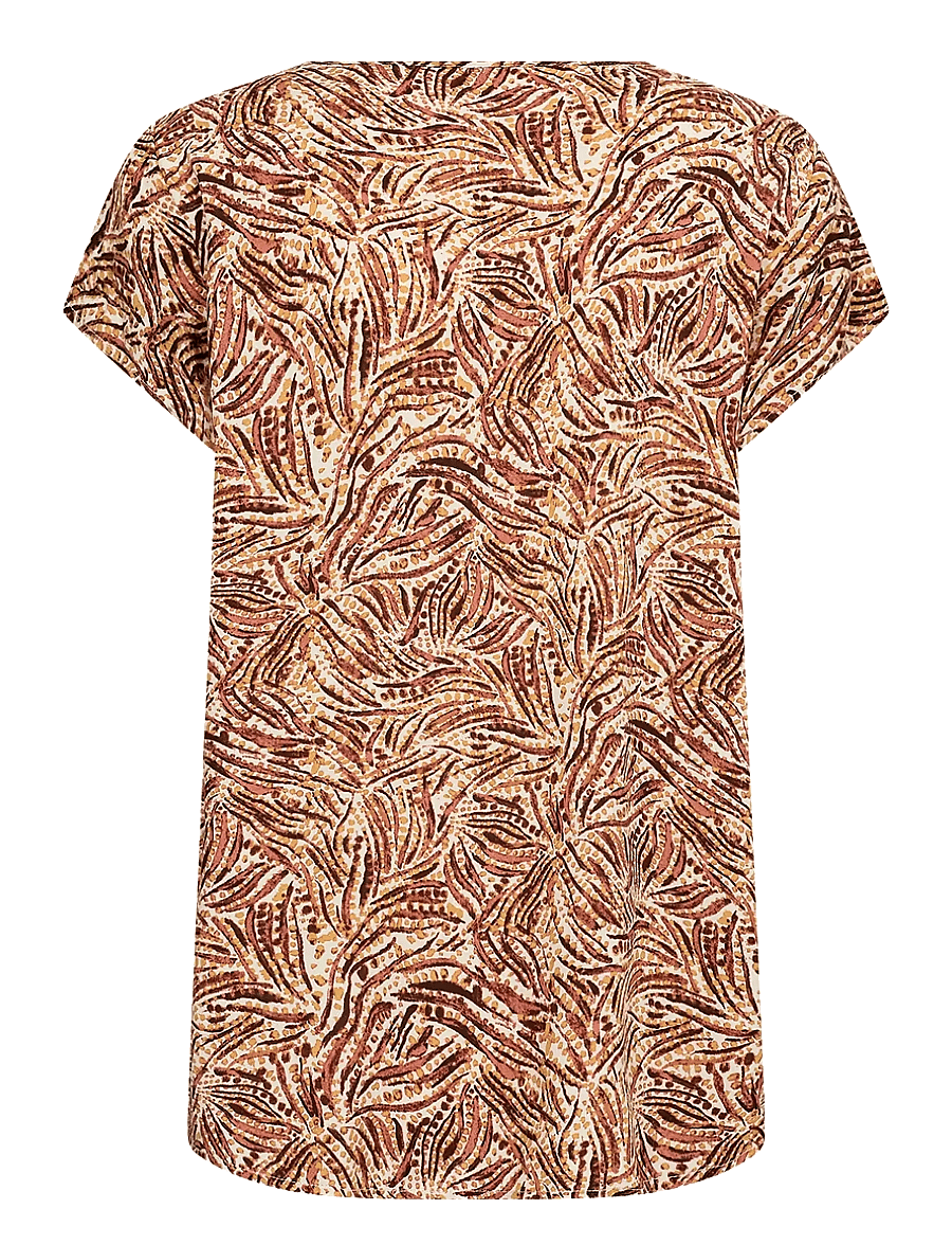 Soyaconcept - SC-REGINE - kurzärmelige blusen - mandarin combi - 2