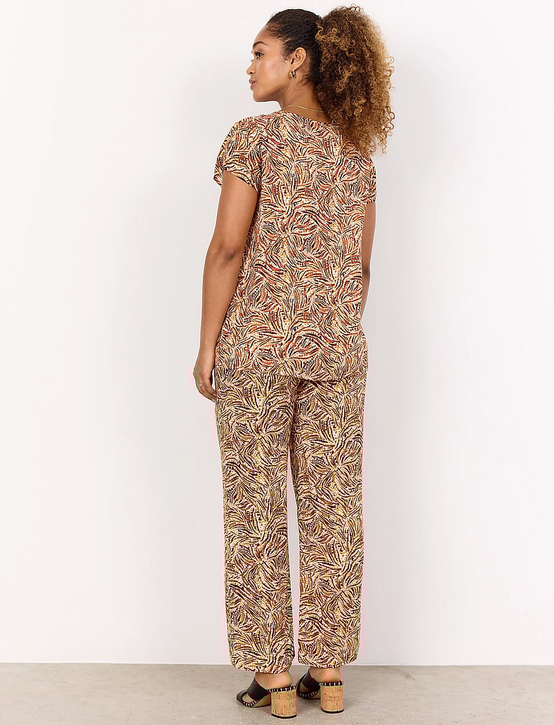 Soyaconcept - SC-REGINE - kortærmede bluser - mandarin combi - 4