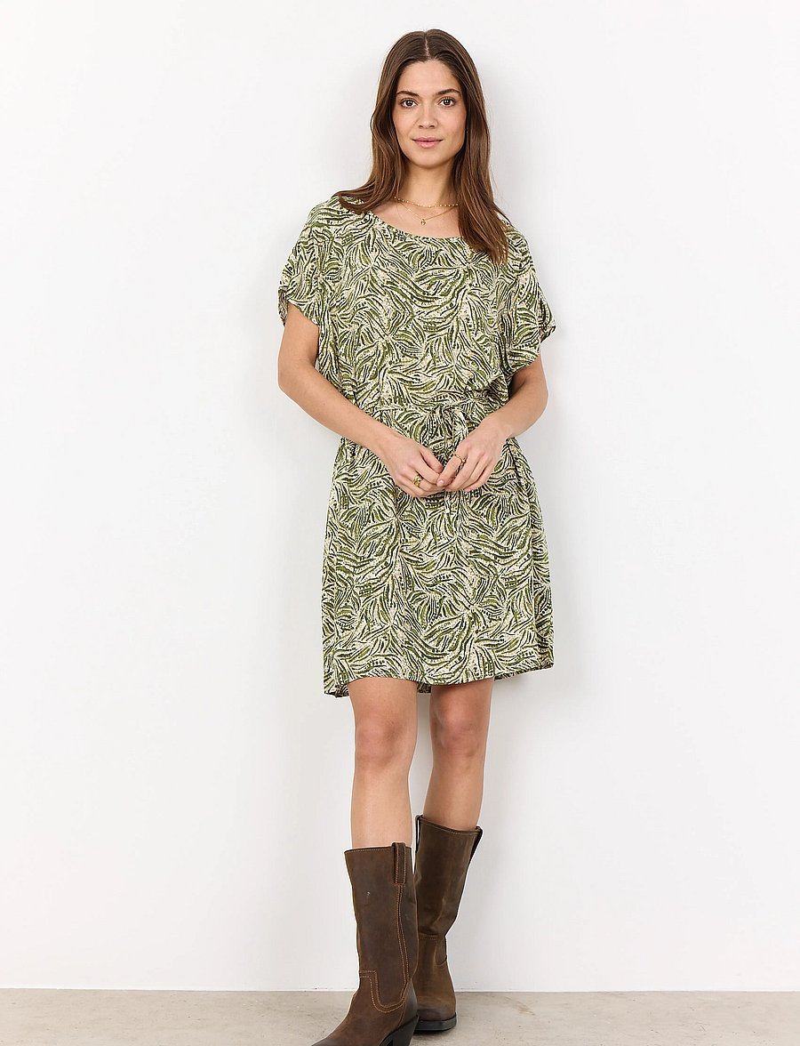 Soyaconcept - SC-REGINE - sommarklänningar - calliste green combi - 3