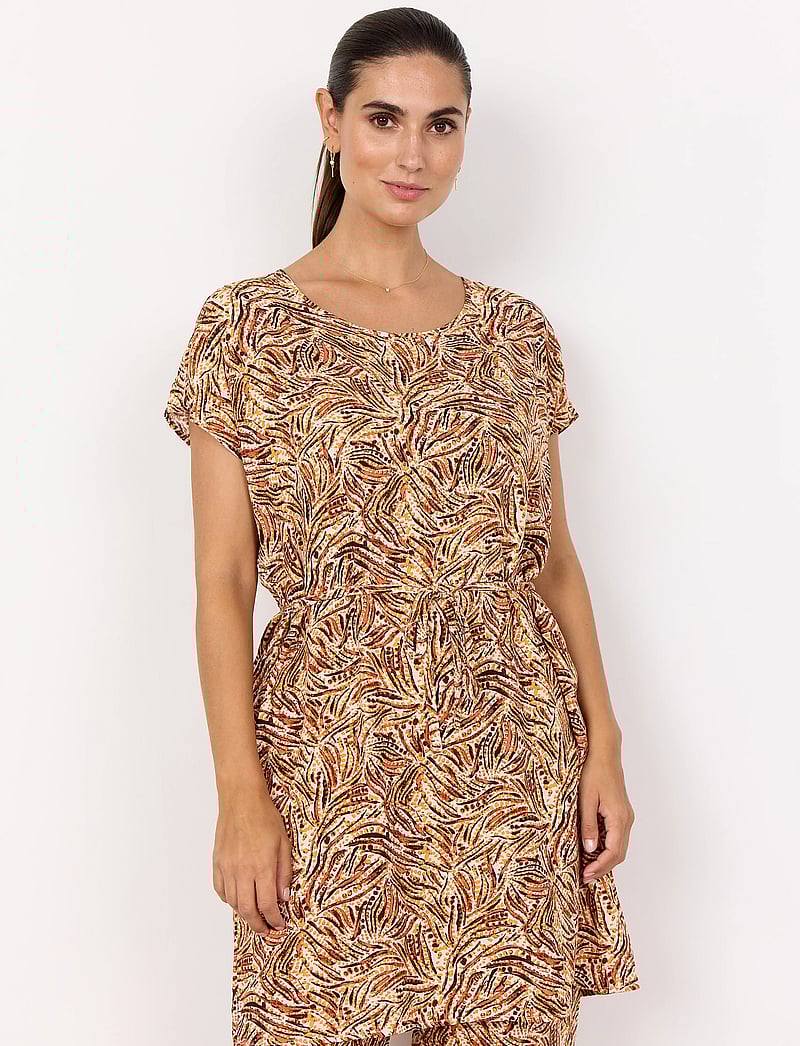 Soyaconcept - SC-REGINE - sommerkjoler - mandarin combi - 3