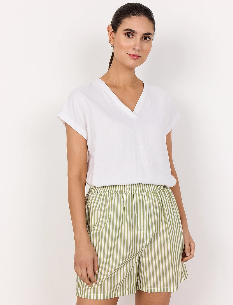 Soyaconcept - SC-ROSETTE - casual shorts - calliste green combi - 0