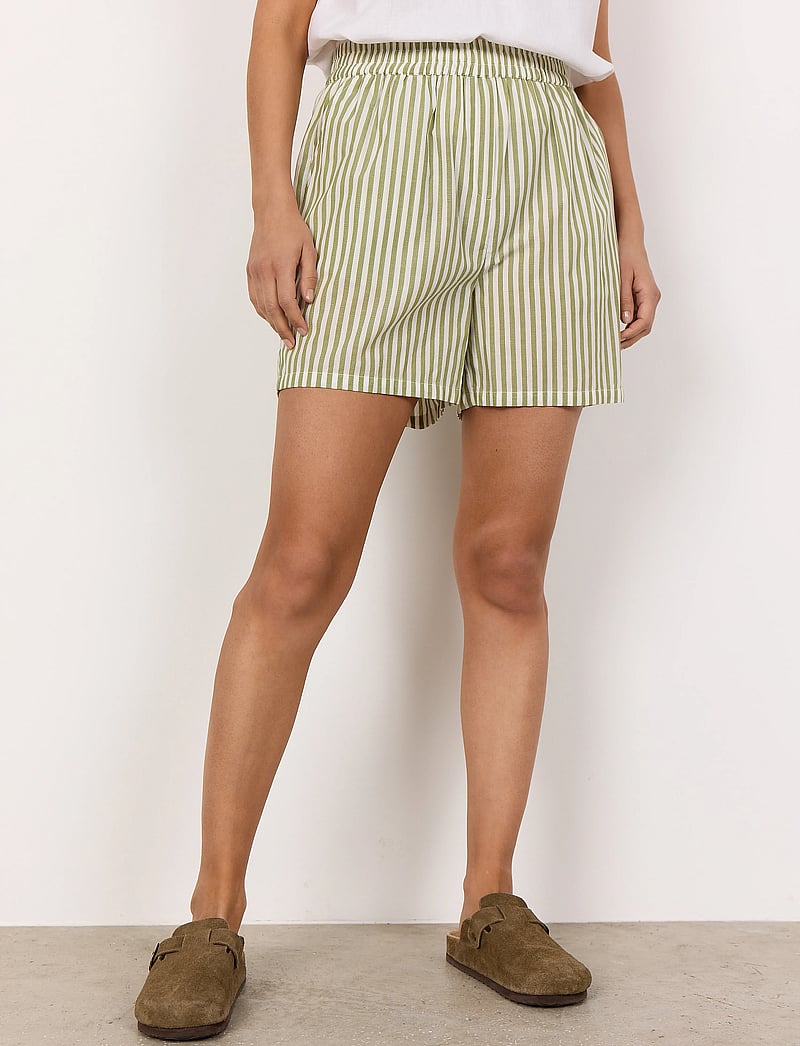 Soyaconcept - SC-ROSETTE - casual shorts - calliste green combi - 4