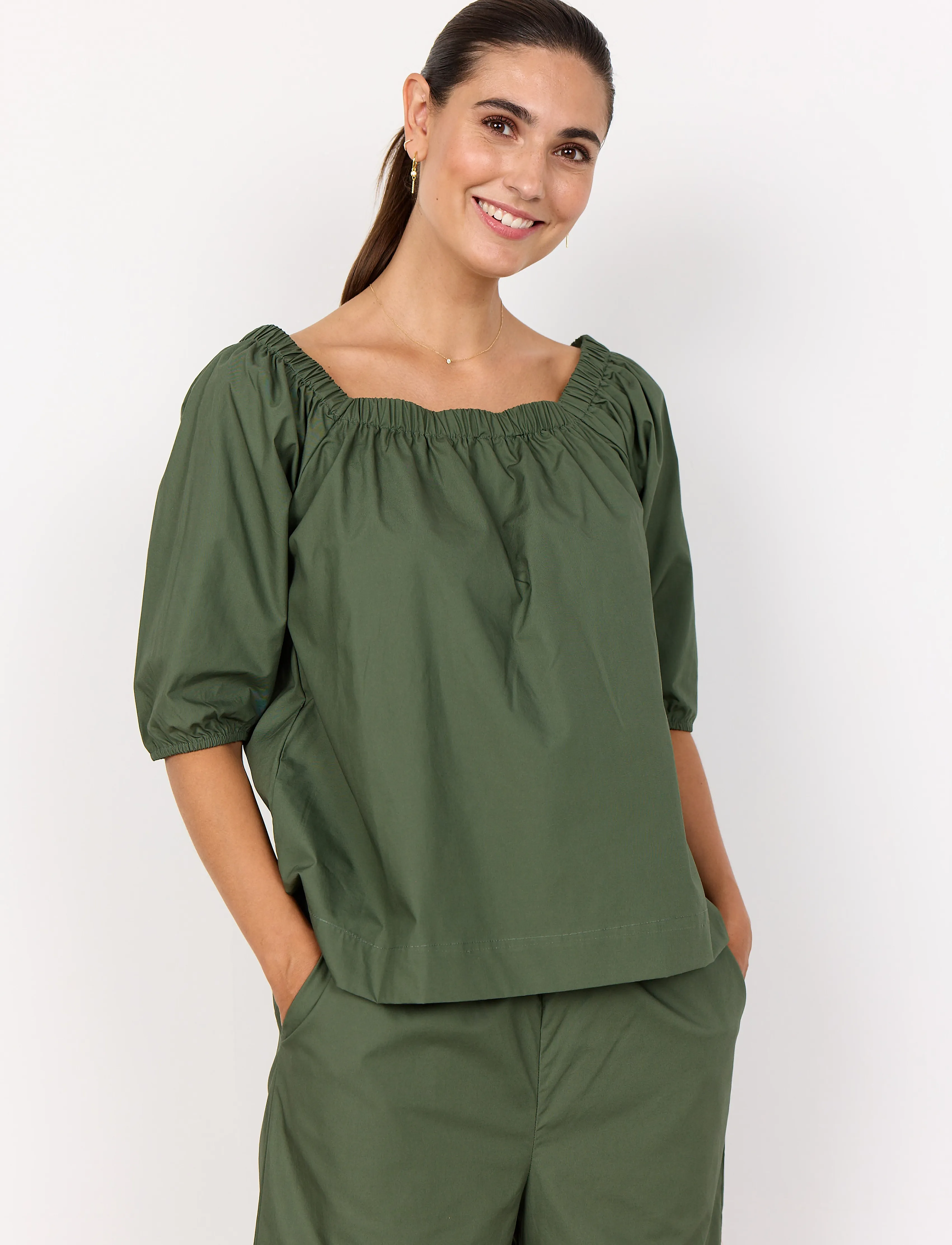 Soyaconcept SC-RACHELLE - Blouses - DARK ARMY / green