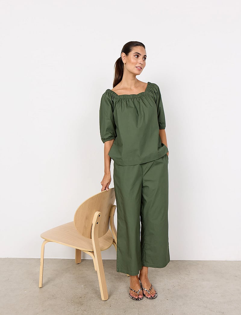 Soyaconcept - SC-RACHELLE - long sleeved blouses - dark army - 5