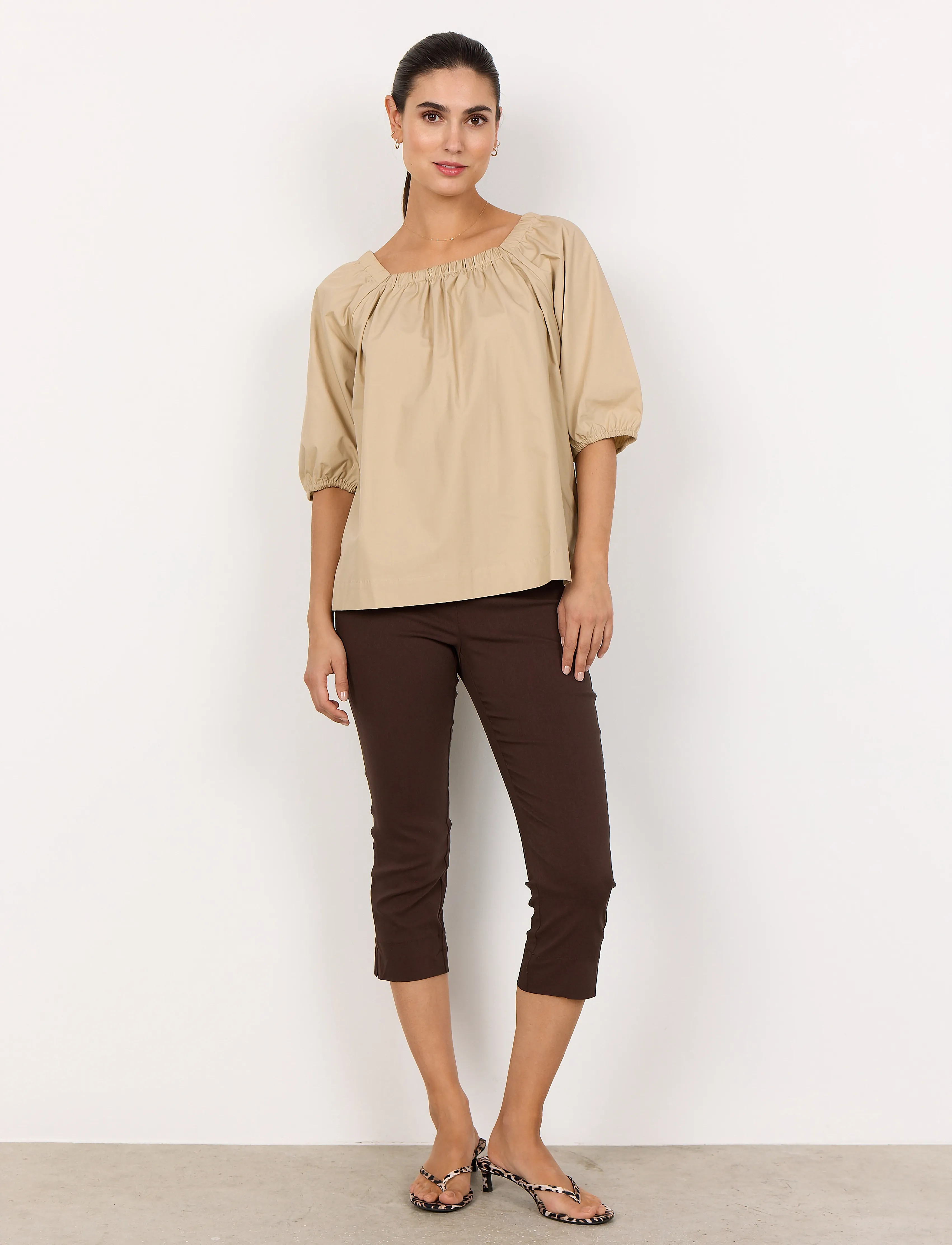 Soyaconcept - SC-RACHELLE - langærmede bluser - sand - 3
