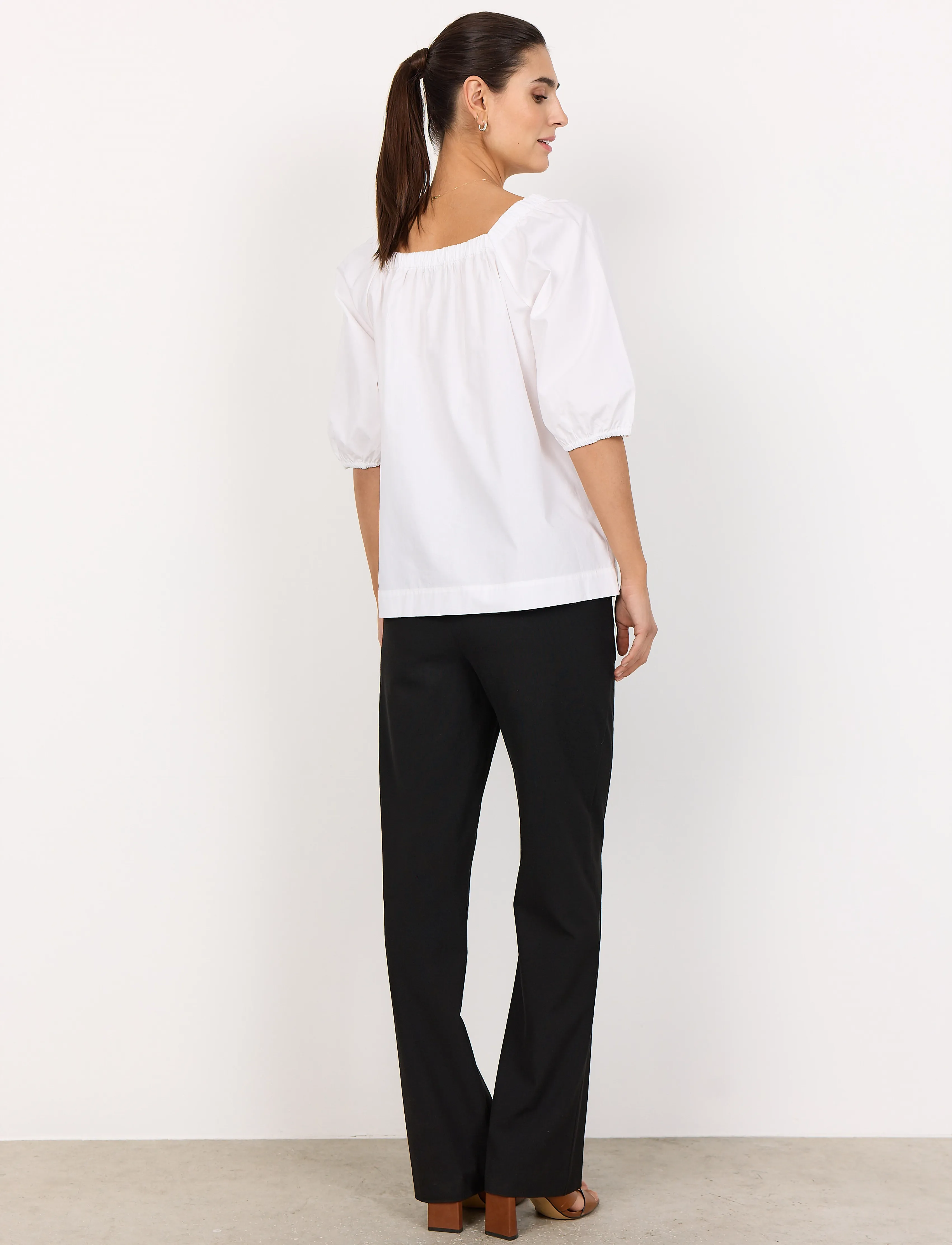 Soyaconcept - SC-RACHELLE - langärmelige blusen - white - 4