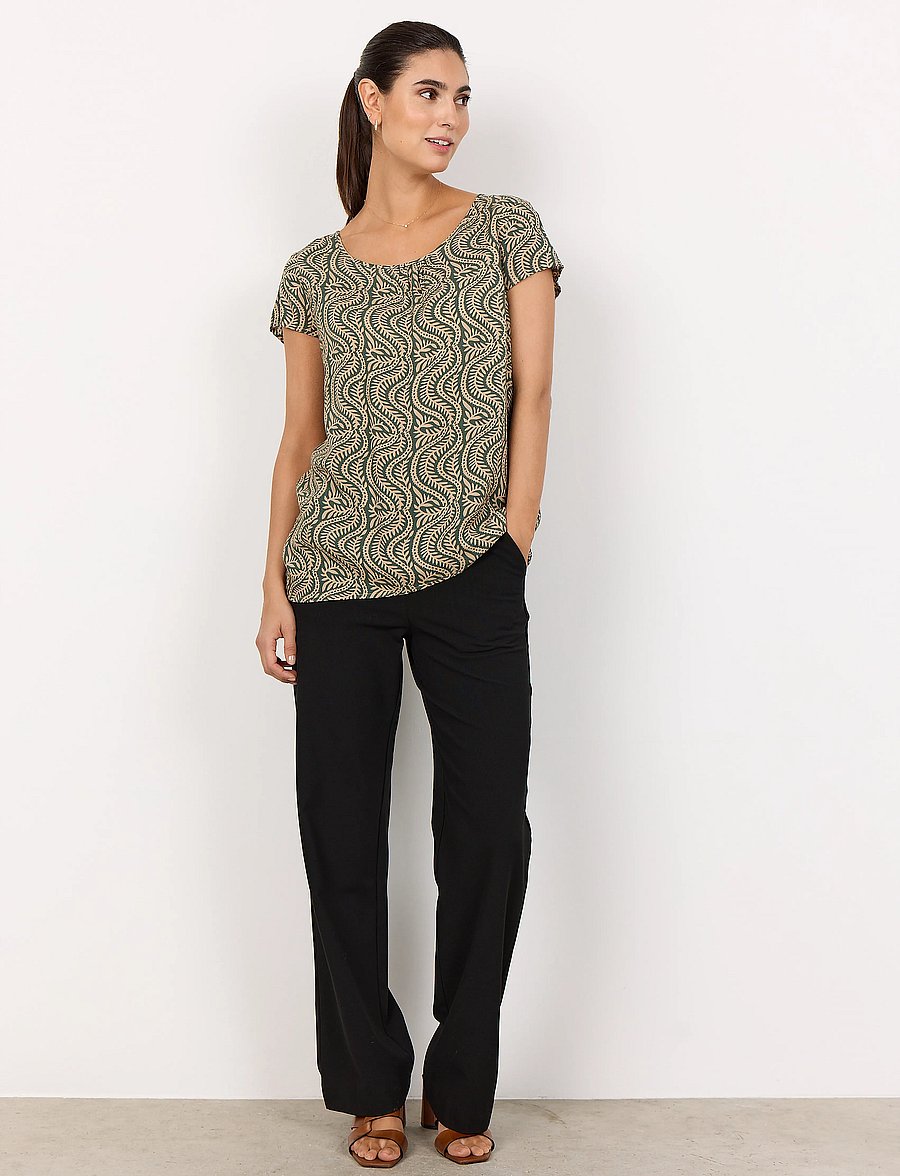 Soyaconcept - SC-ROSITTA - t-shirts - dark army combi - 3