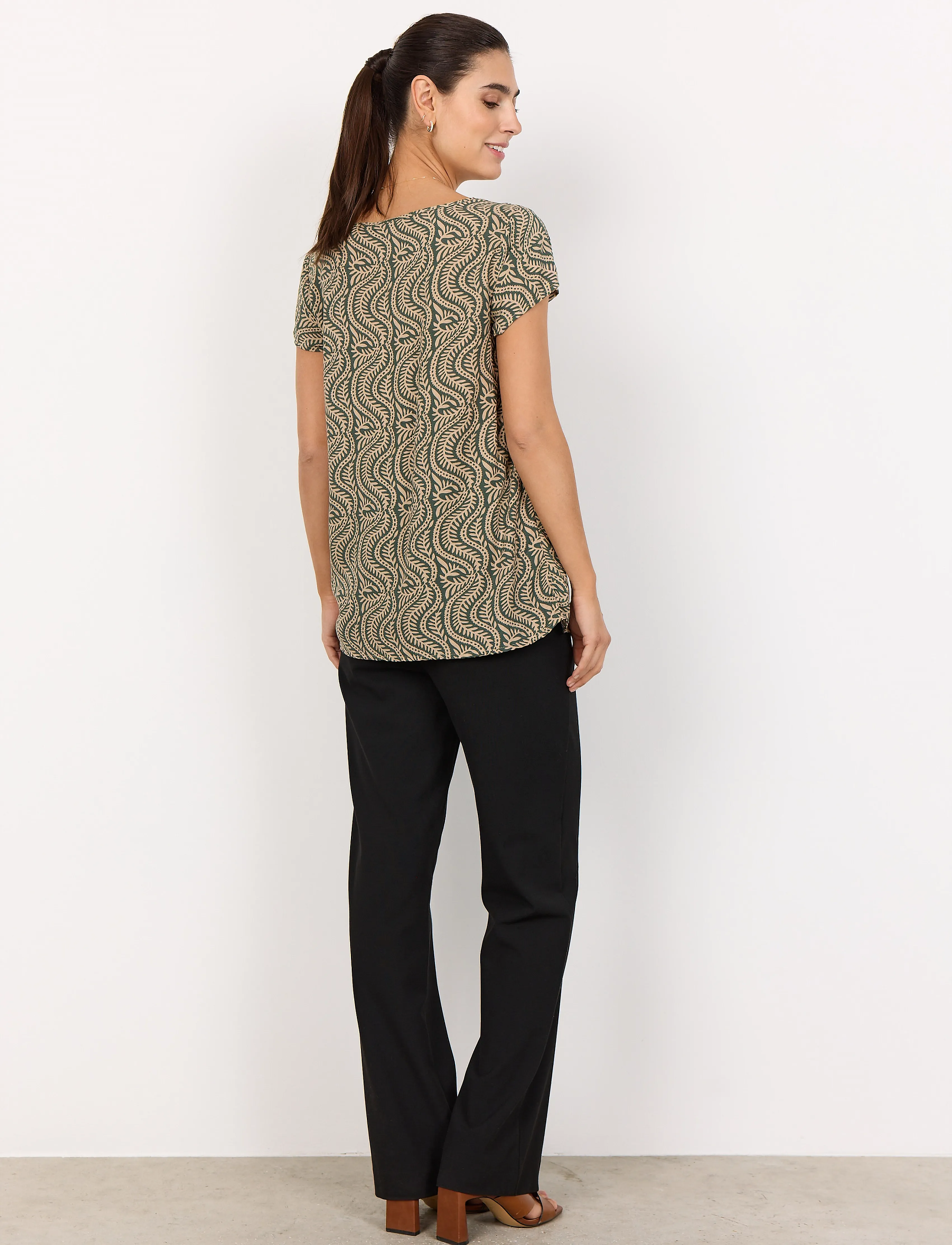 Soyaconcept - SC-ROSITTA - t-shirts - dark army combi - 4