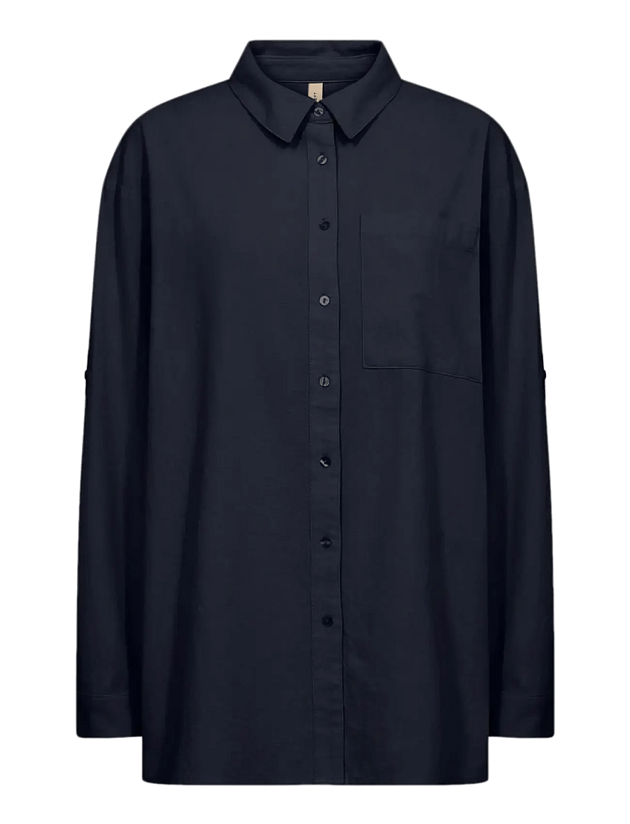 Soyaconcept - SC-CISSIE - langärmlige hemden - 6910 navy - 1