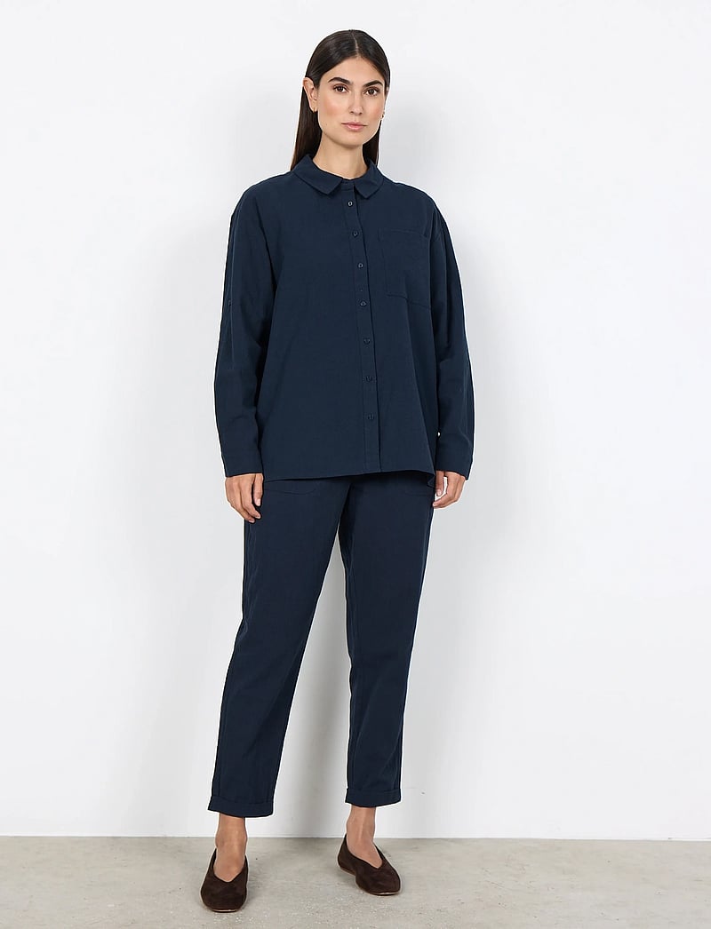 Soyaconcept - SC-CISSIE - langärmlige hemden - 6910 navy - 3