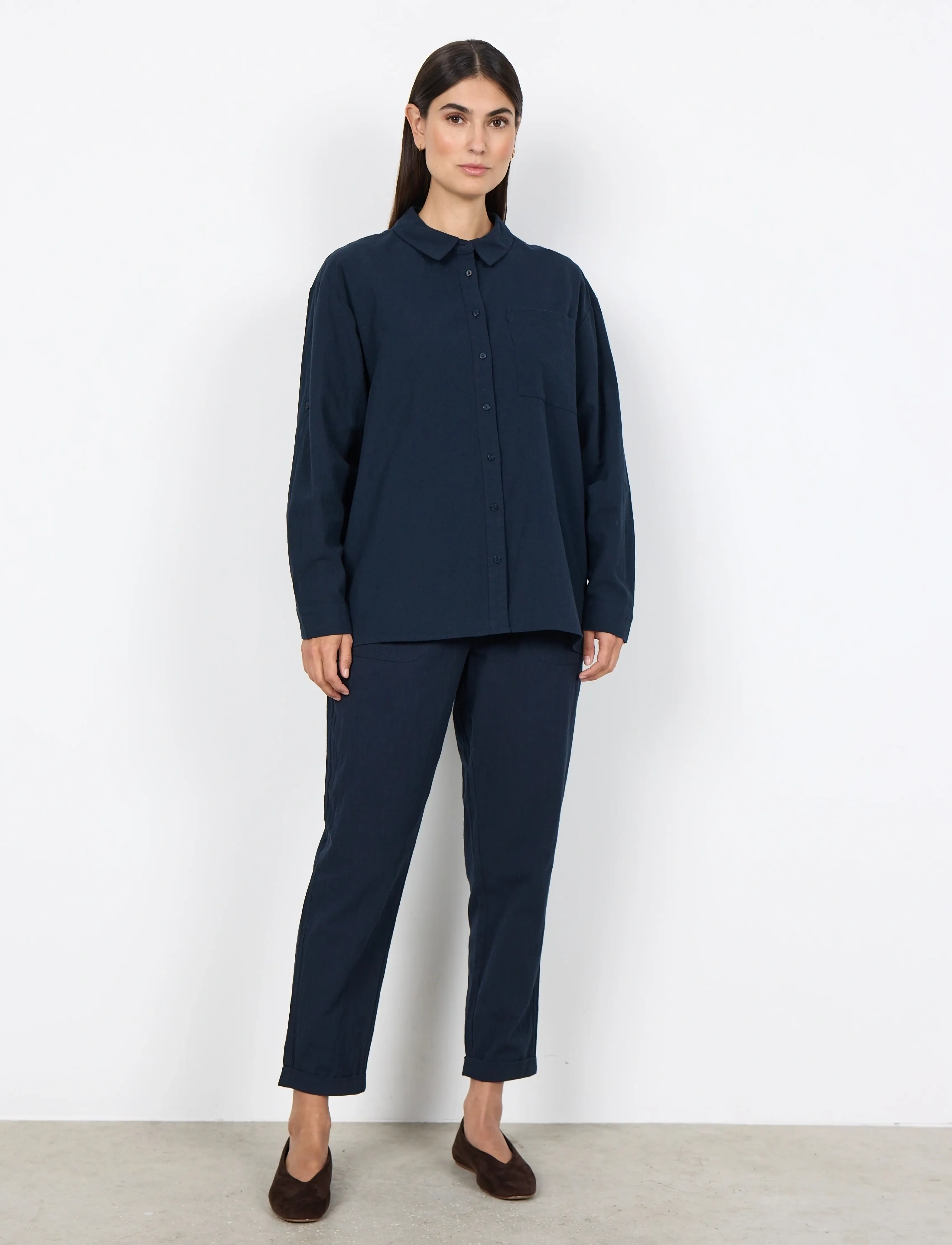 Soyaconcept - SC-CISSIE - long-sleeved shirts - 6910 navy - 3