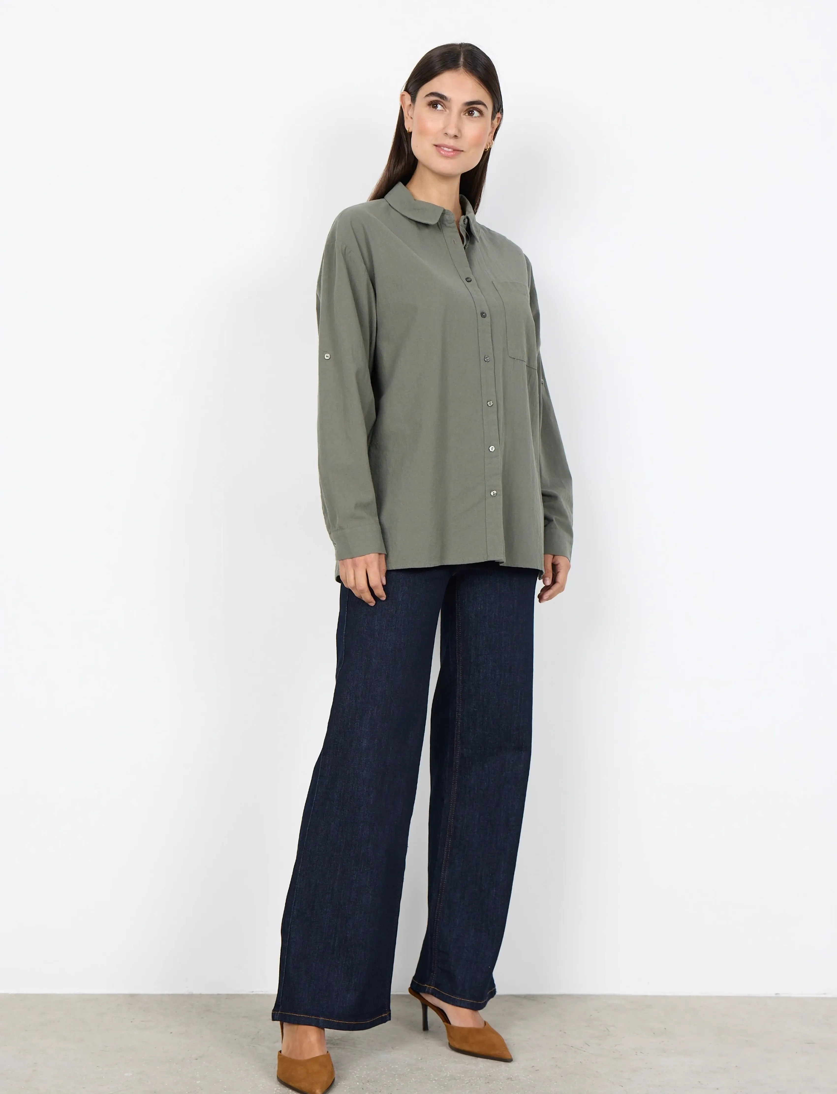 Soyaconcept - SC-CISSIE - langärmlige hemden - misty - 3