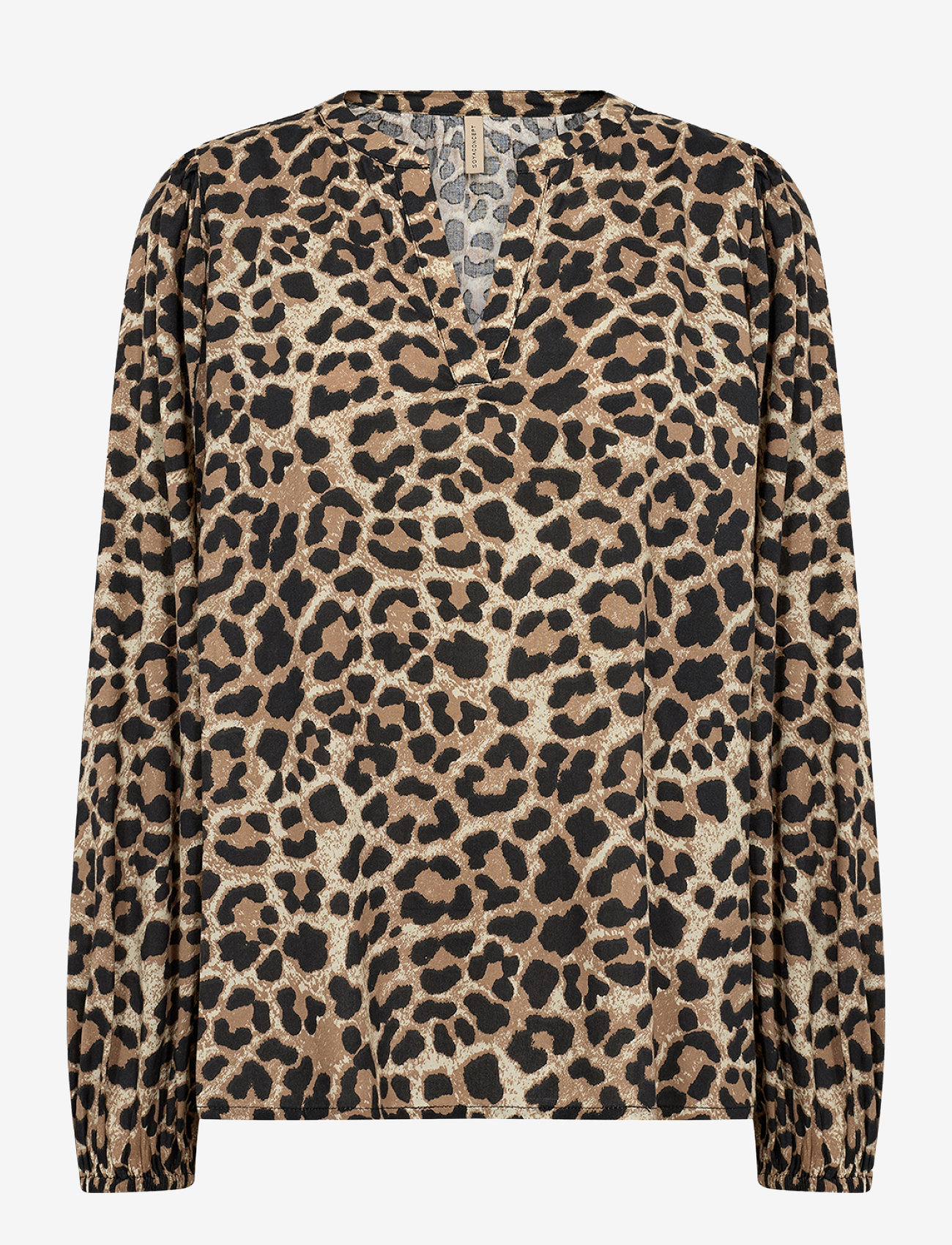 Soyaconcept - SC-FLAVIA - långärmade blusar - black combi - 1