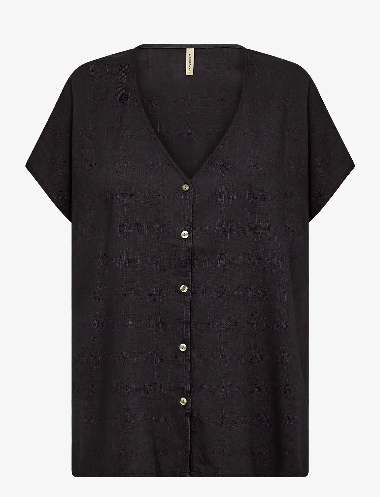 Soyaconcept - SC-ROZALIA - short-sleeved shirts - black - 0