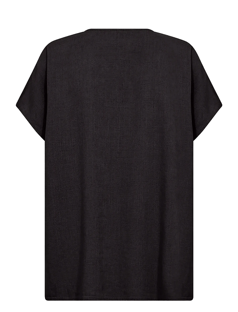 Soyaconcept - SC-ROZALIA - lyhythihaiset kauluspaidat - black - 1