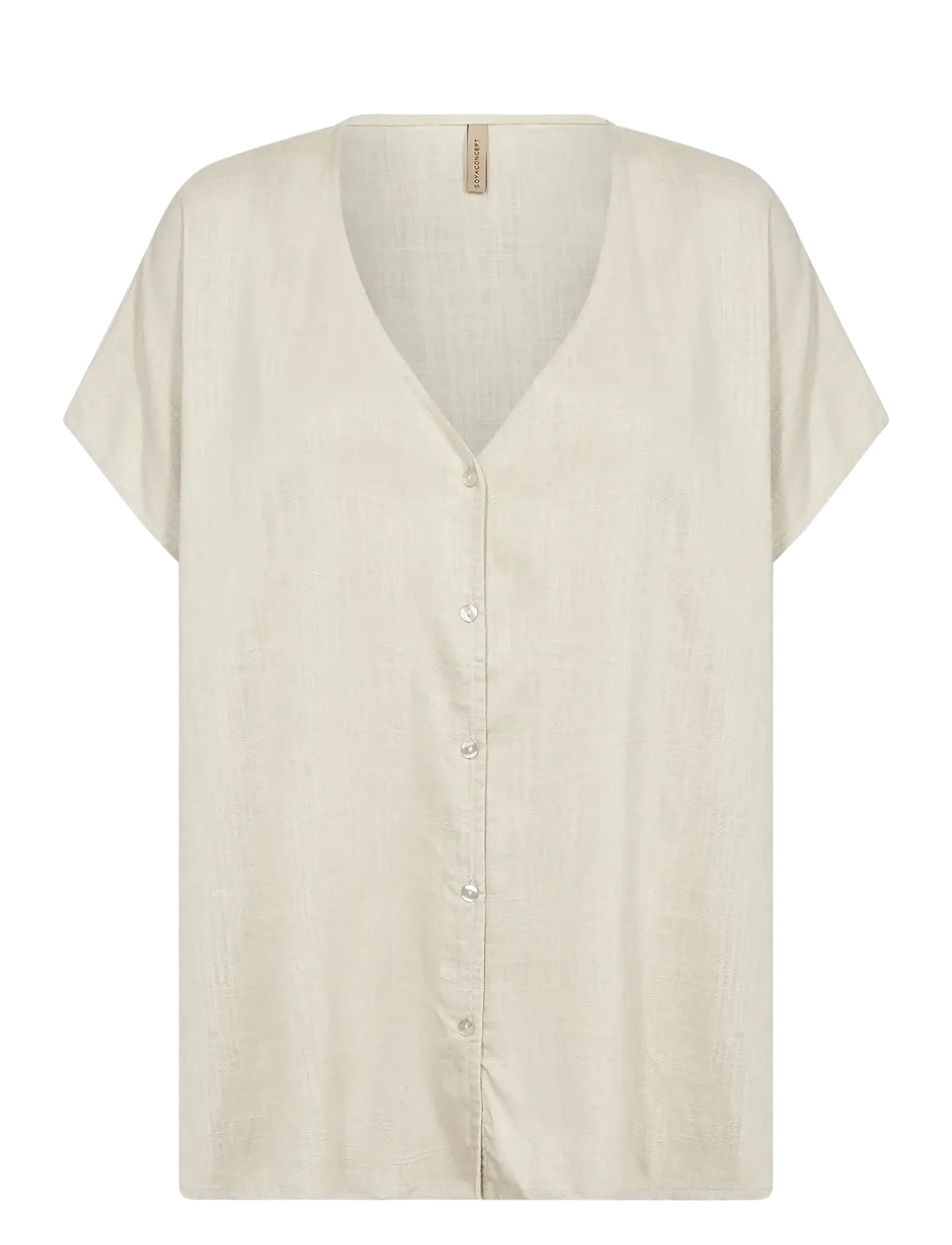 Soyaconcept Sc-Rozalia, L, Shirts, Creme - Short-sleeved, Frauen