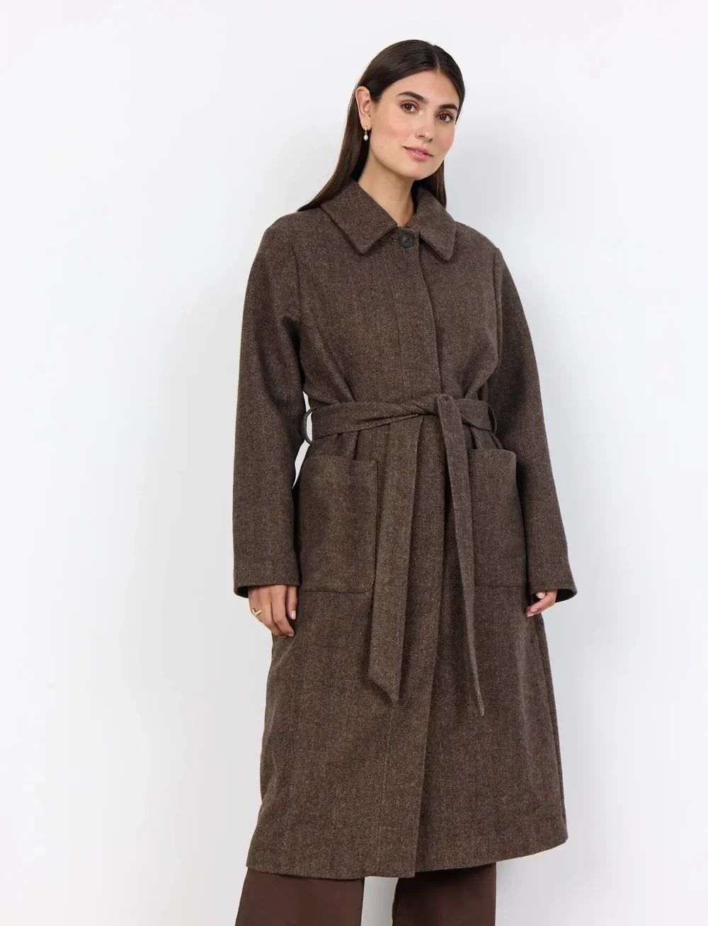 Soyaconcept - SC-SHAKIRA - wollmäntel - 8694c hot fudge combi - 0