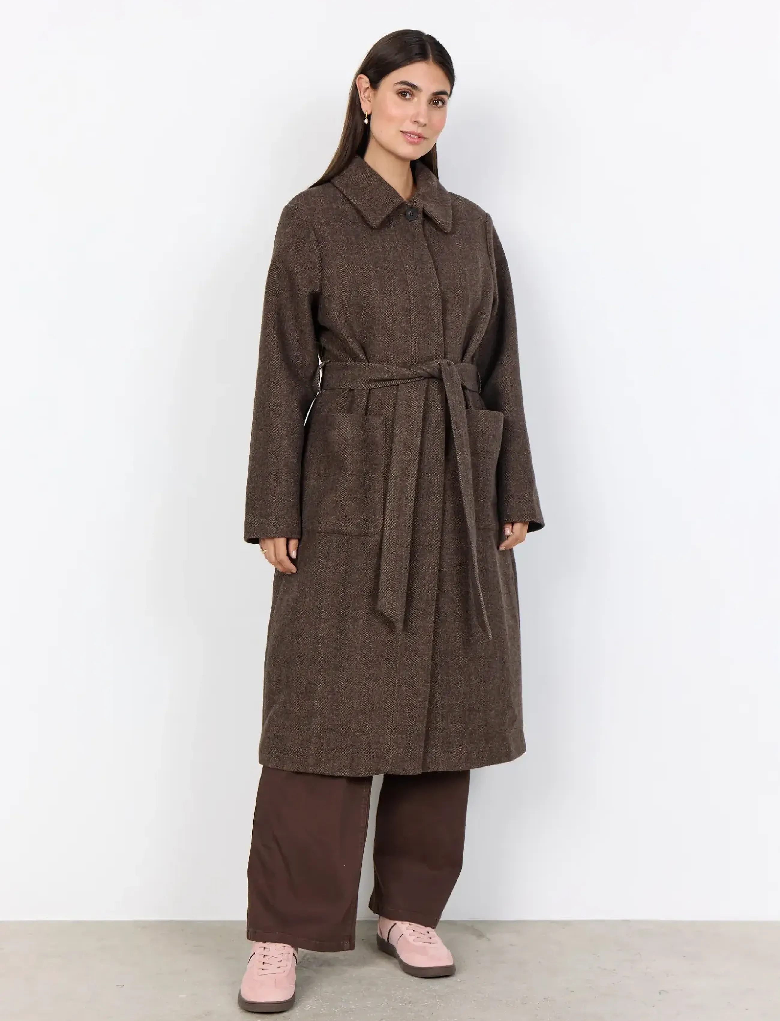 Soyaconcept - SC-SHAKIRA - winter jackets - 8694c hot fudge combi - 4