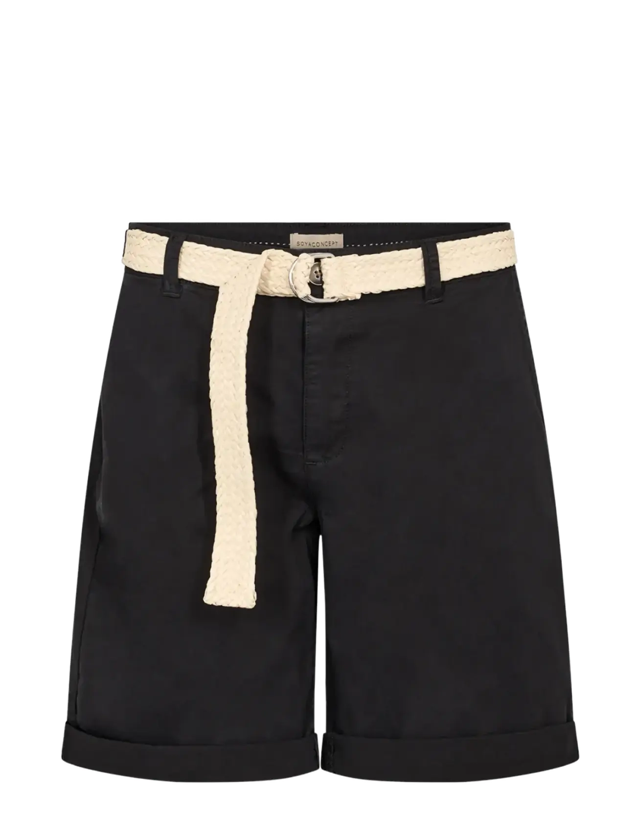 Soyaconcept SC-ROVENA - Chino shorts - BLACK / black