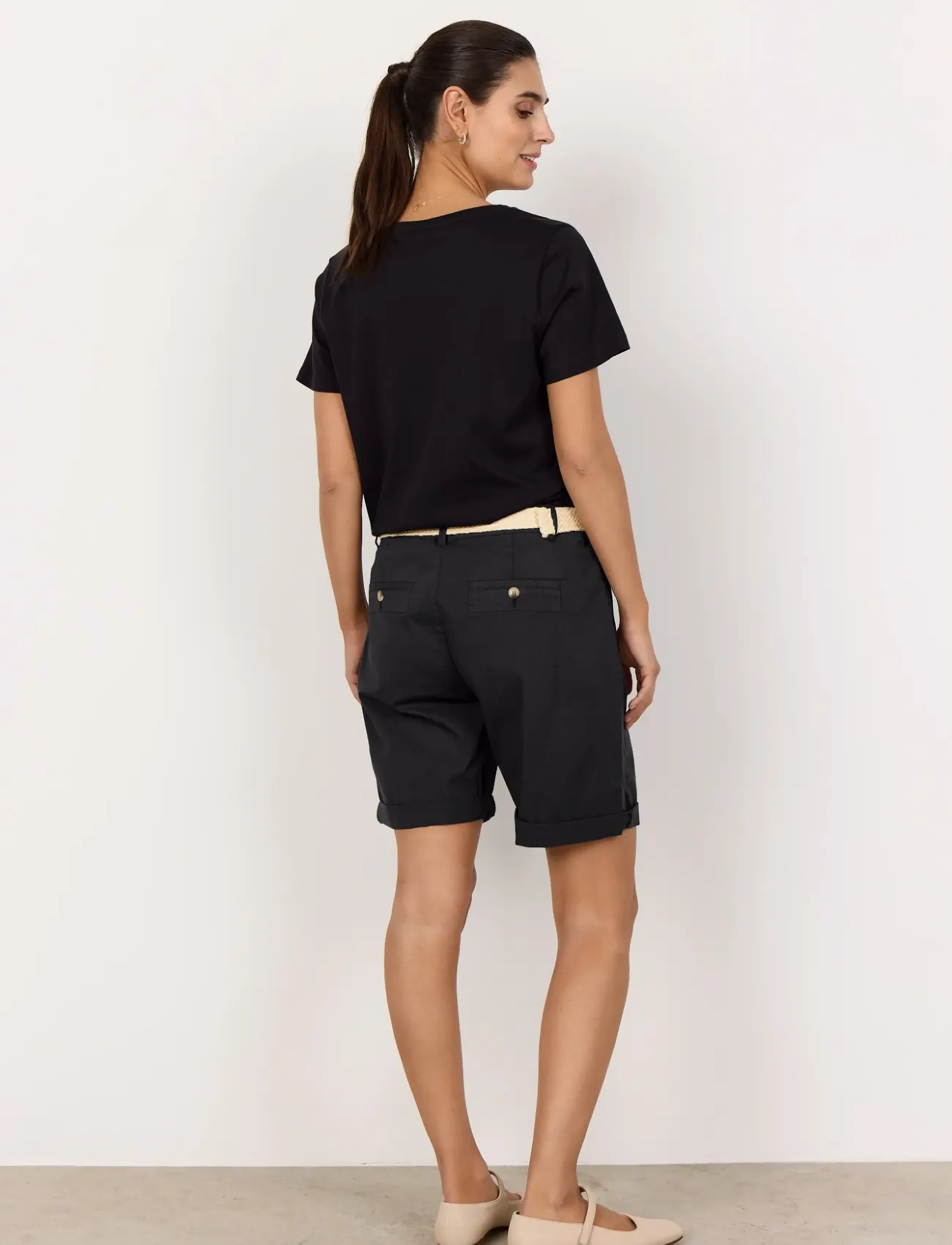 Soyaconcept - SC-ROVENA - „chino“ stiliaus šortai - black - 5