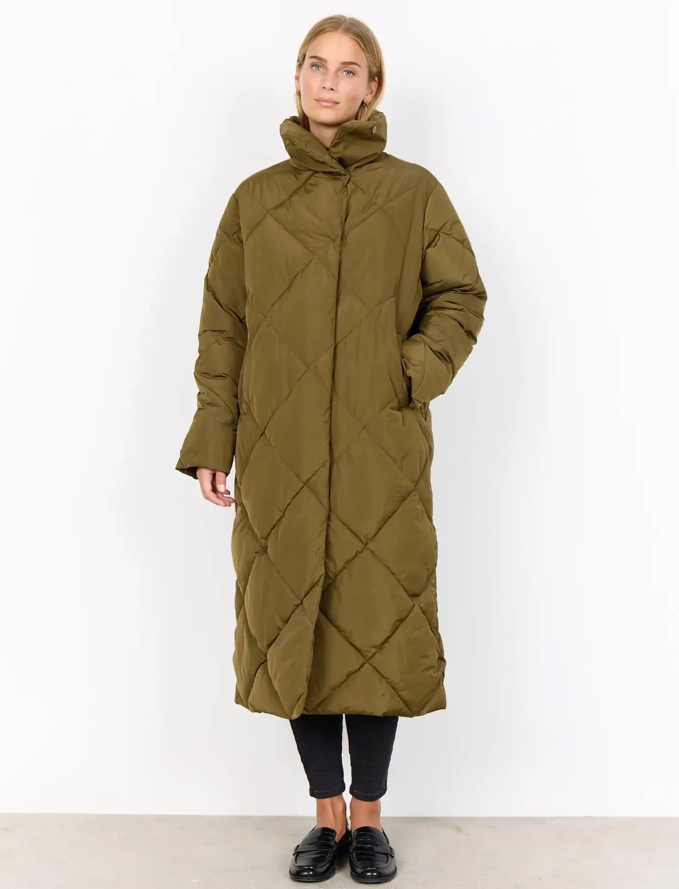 Soyaconcept - SC-NINA - kurtki wiosenne - 7965 dark olive - 3