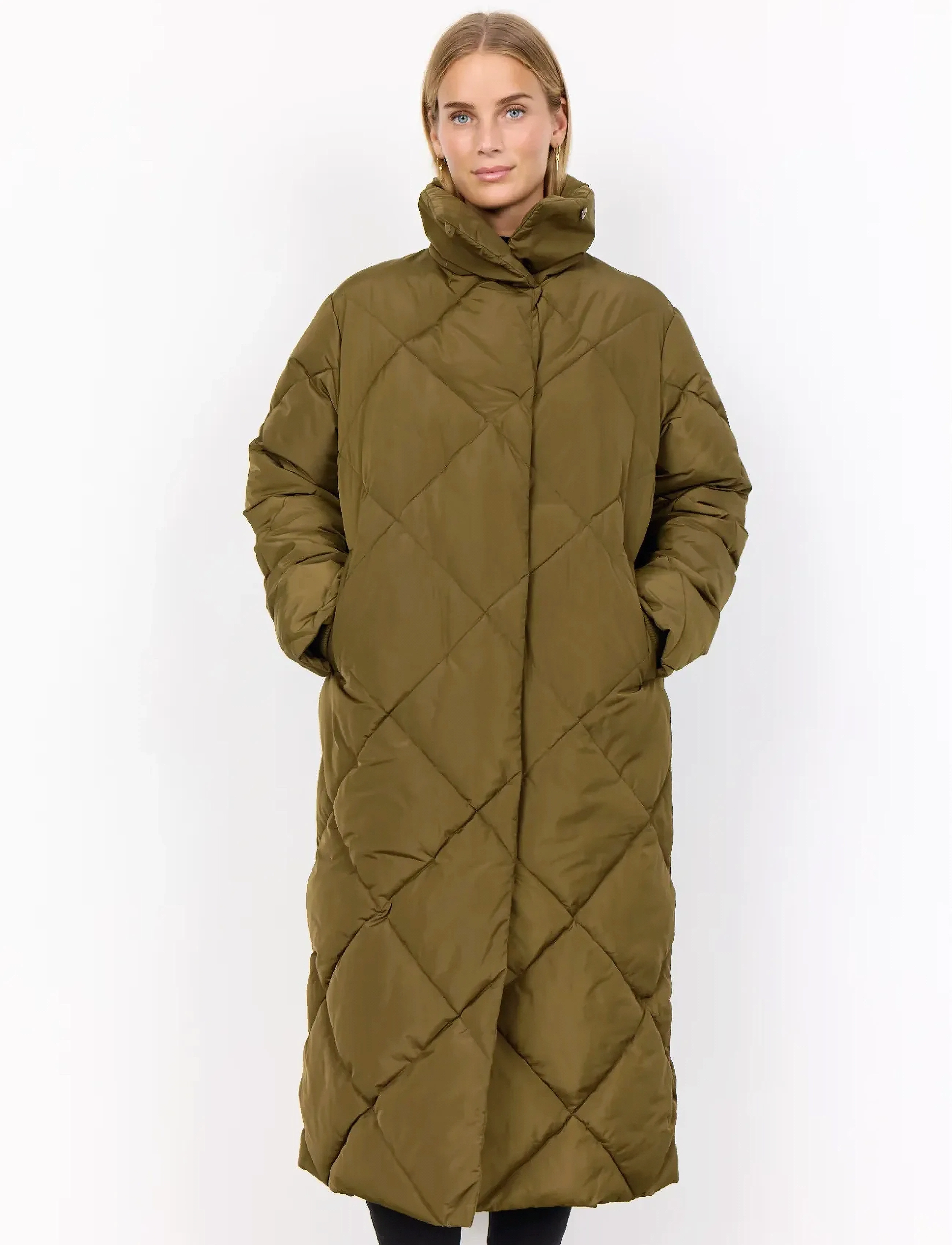 Soyaconcept - SC-NINA - kurtki wiosenne - 7965 dark olive - 4