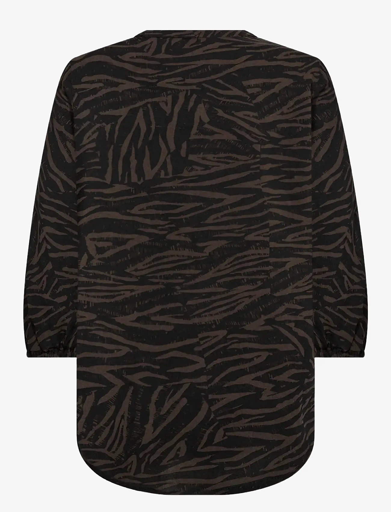 Soyaconcept - SC-SADE - langärmlige blusen - 8694c hot fudge combi - 2