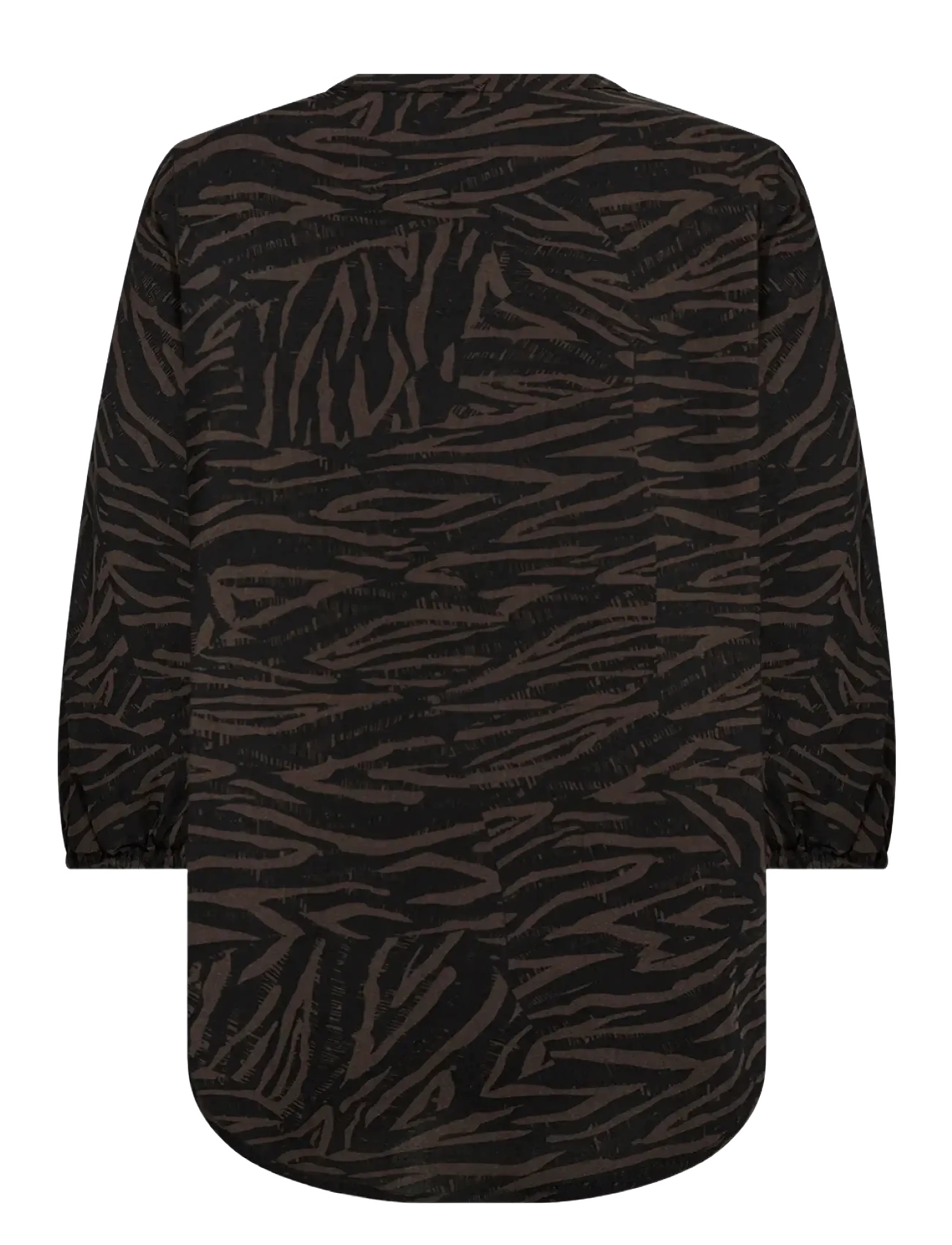 Soyaconcept - SC-SADE - langärmlige blusen - 8694c hot fudge combi - 2