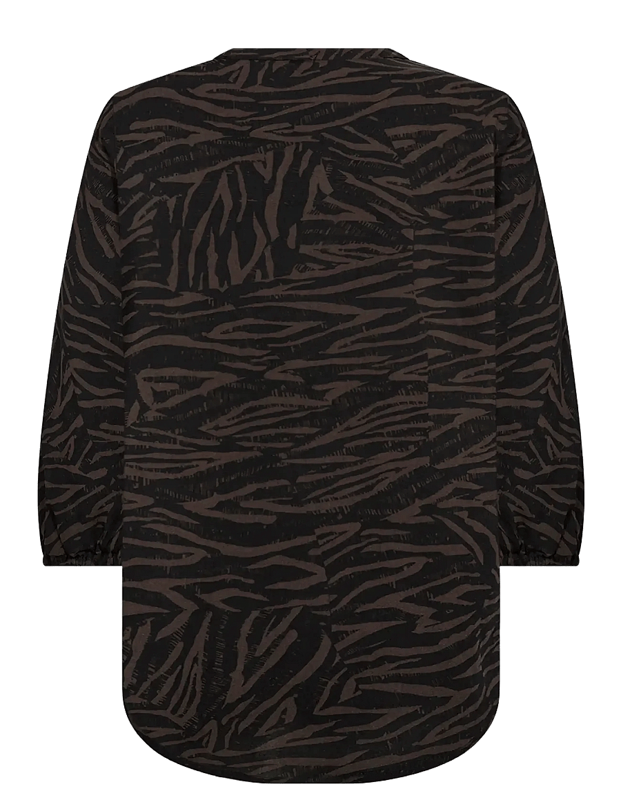 Soyaconcept - SC-SADE - bluzki z długimi rękawami - 8694c hot fudge combi - 2