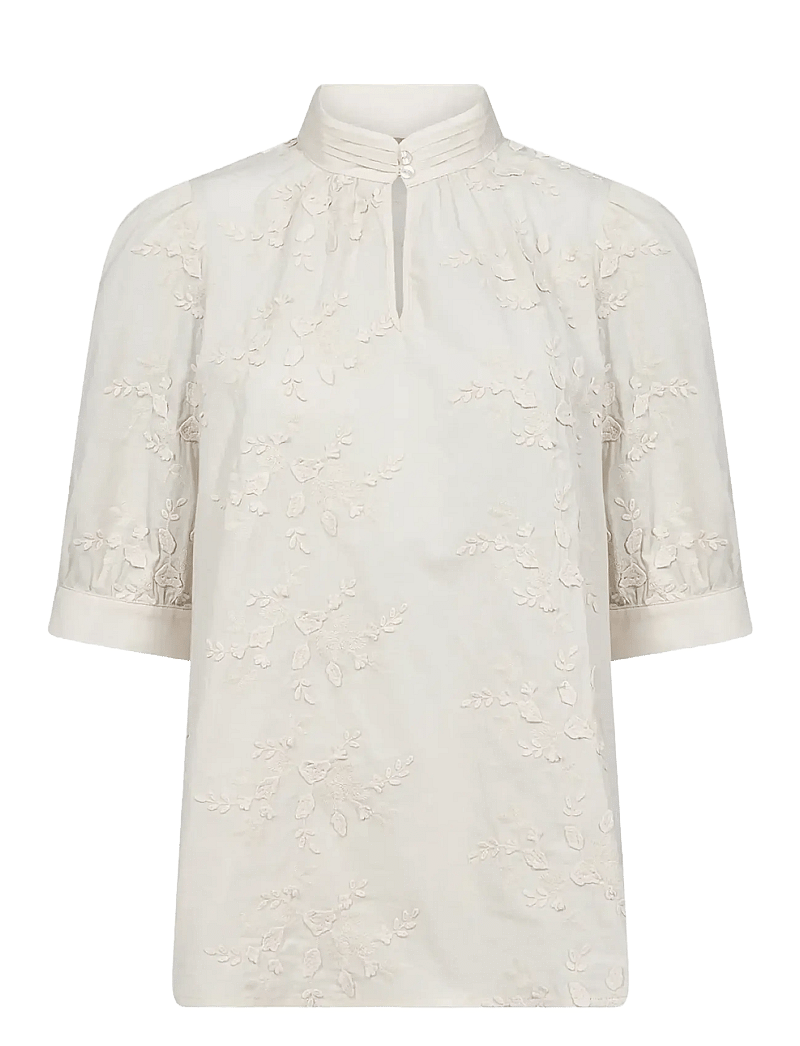 Soyaconcept - SC-SILVA - kurzämlige blusen - 1620 cream - 1