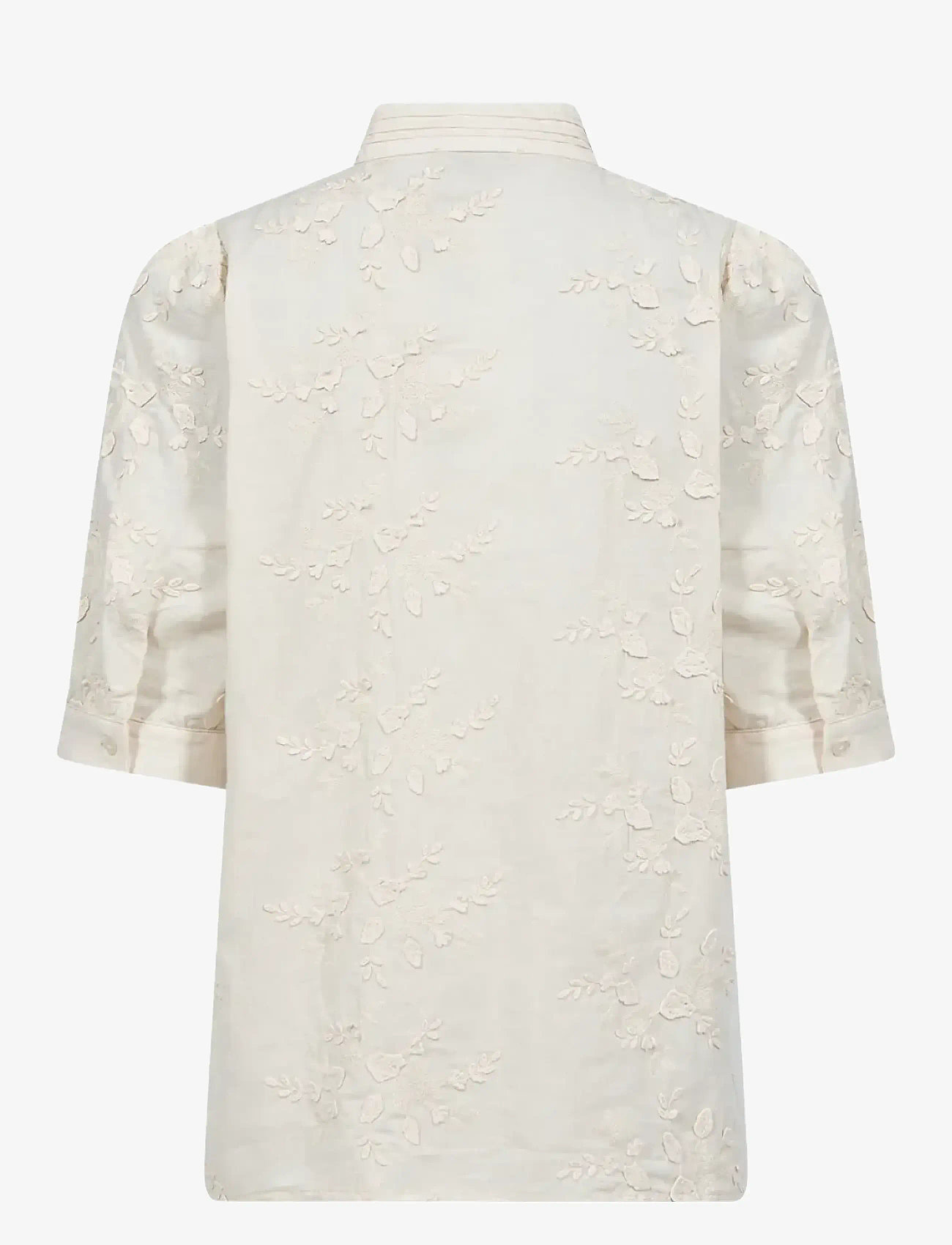 Soyaconcept - SC-SILVA - kurzämlige blusen - 1620 cream - 2