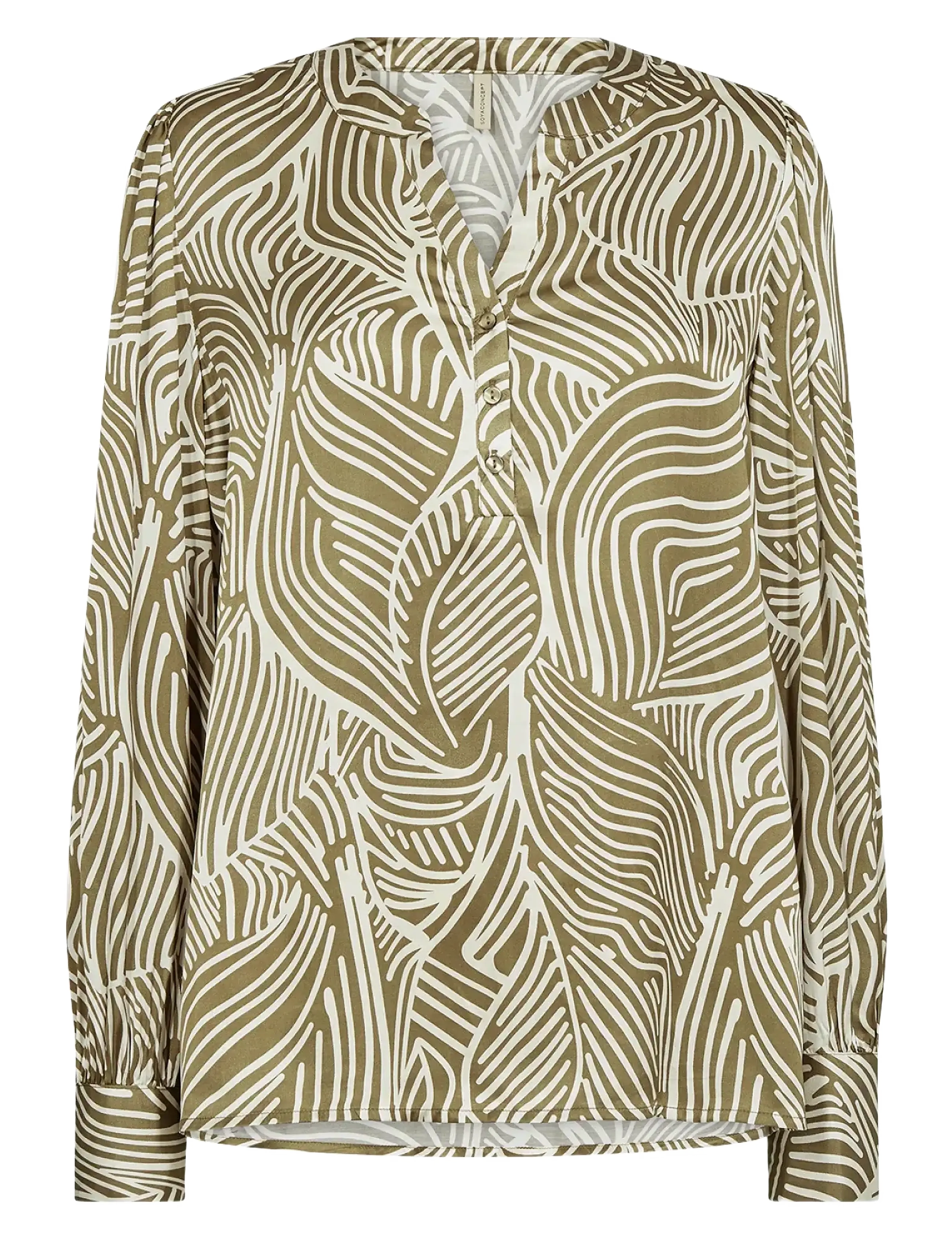Soyaconcept SC-SIGNORA - Bluser - 7230 MISTY OLIVE COMBI / green
