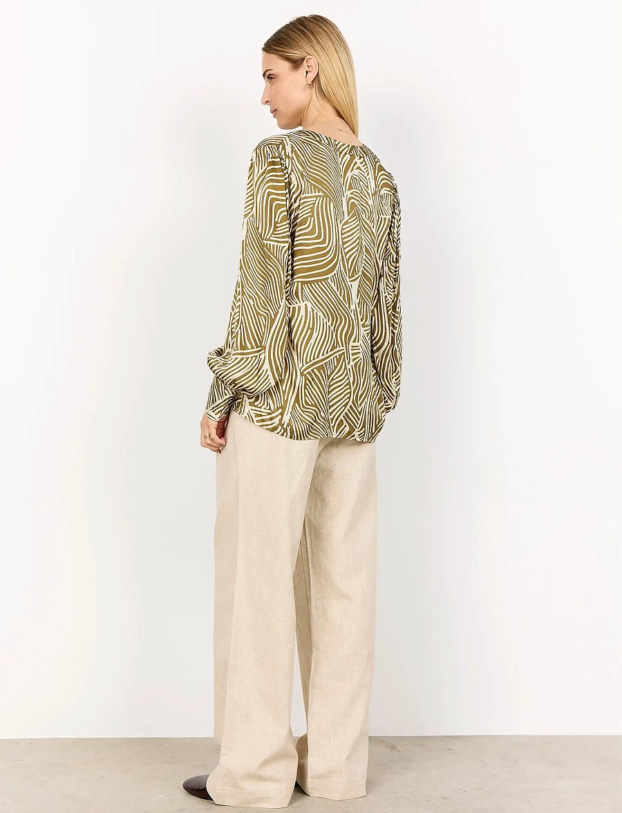 Soyaconcept - SC-SIGNORA - blouses à manches longues - 7230 misty olive combi - 3