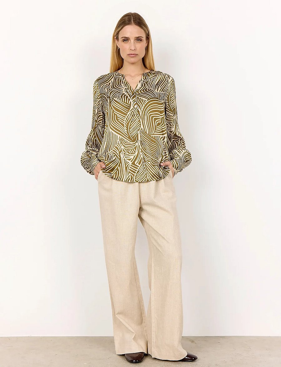 Soyaconcept - SC-SIGNORA - blouses à manches longues - 7230 misty olive combi - 4