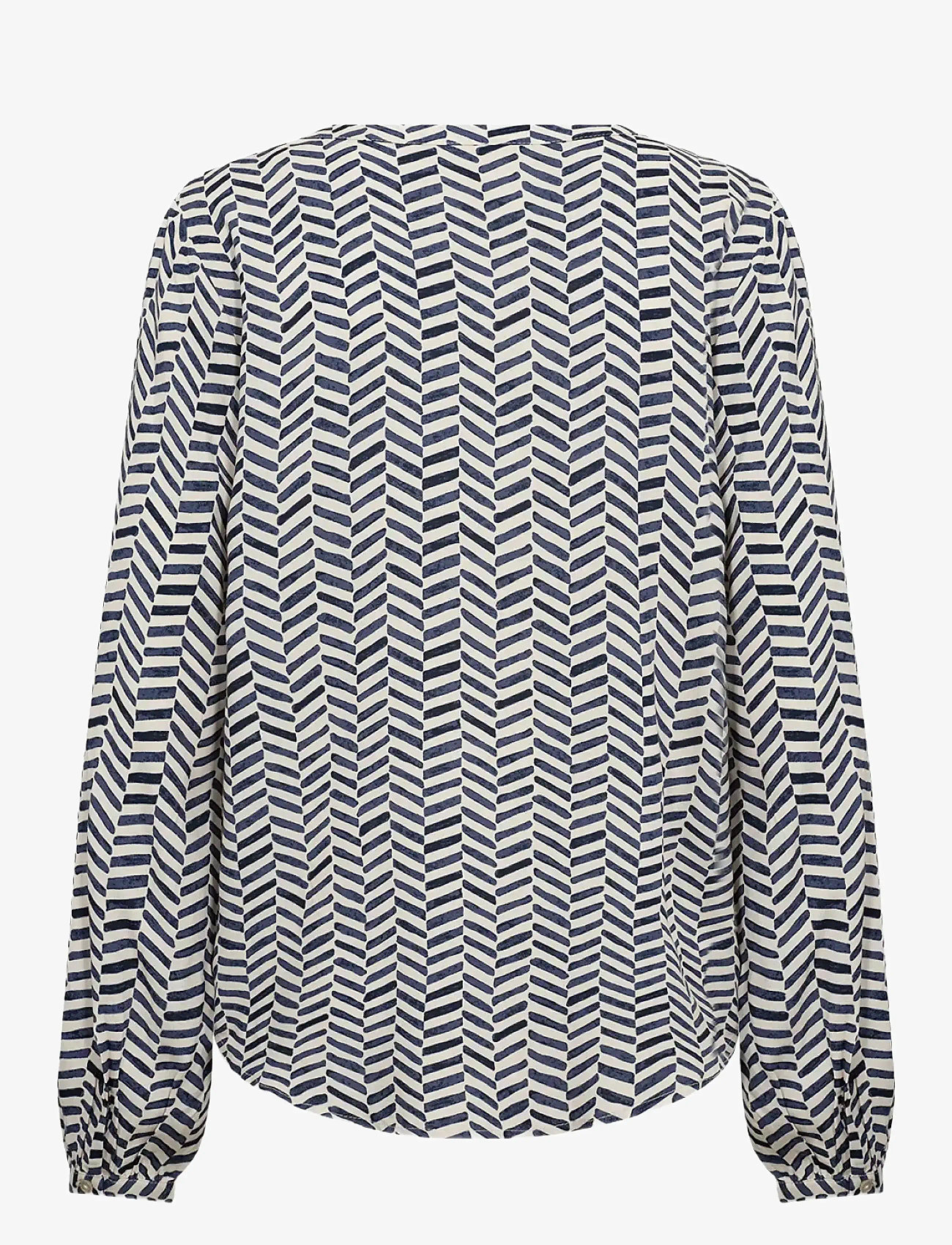 Soyaconcept - SC-SELIA - långärmade blusar - 6910 navy combi - 2