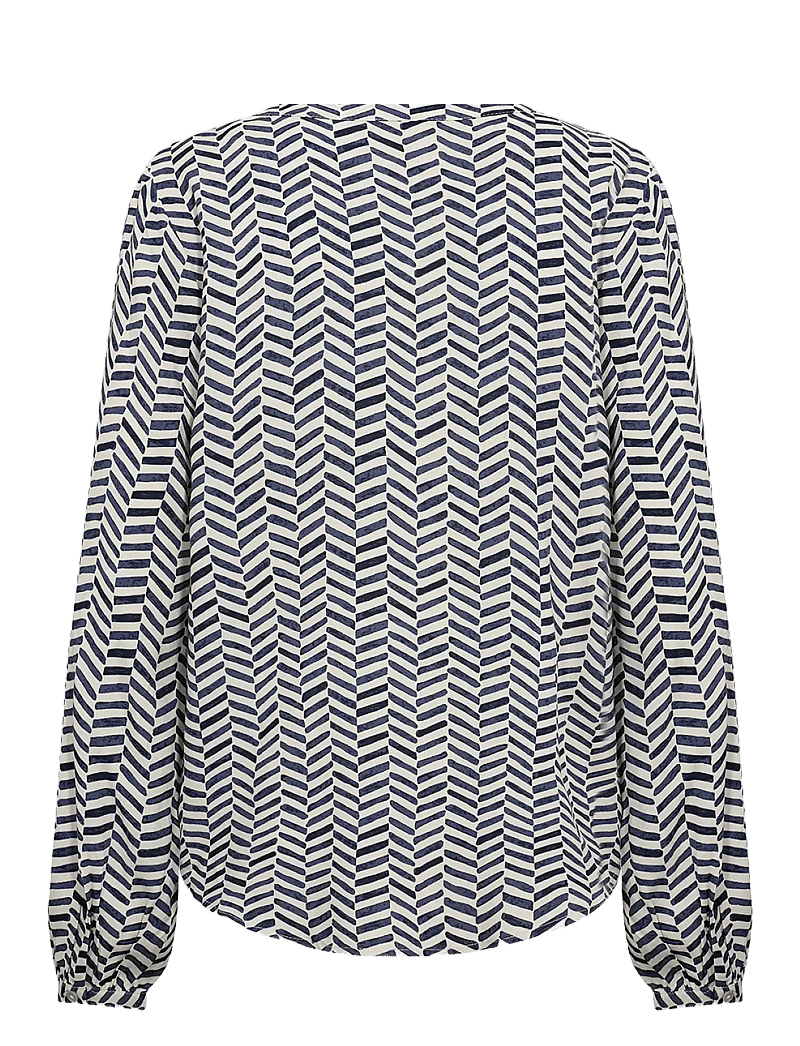 Soyaconcept - SC-SELIA - langärmlige blusen - 6910 navy combi - 2