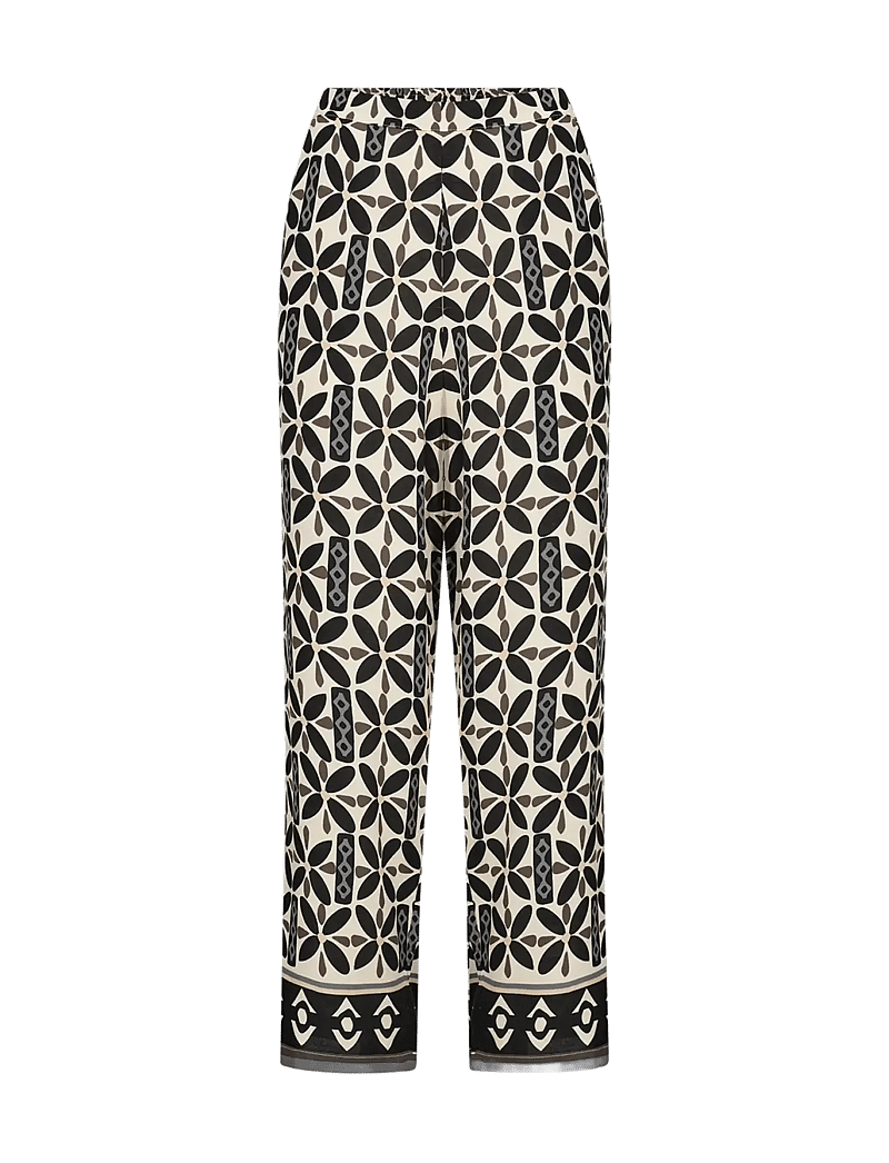 Soyaconcept - SC-SANDRA - straight leg hosen - 9999 black combi - 0