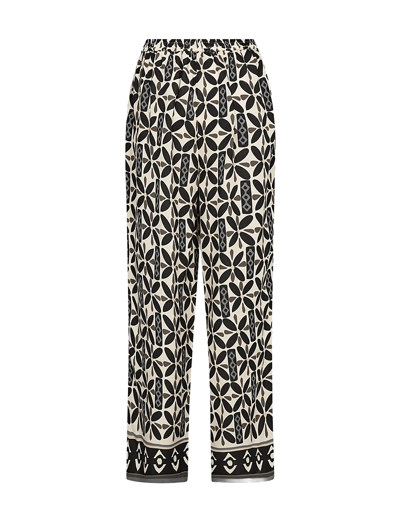 Soyaconcept - SC-SANDRA - straight leg hosen - 9999 black combi - 1