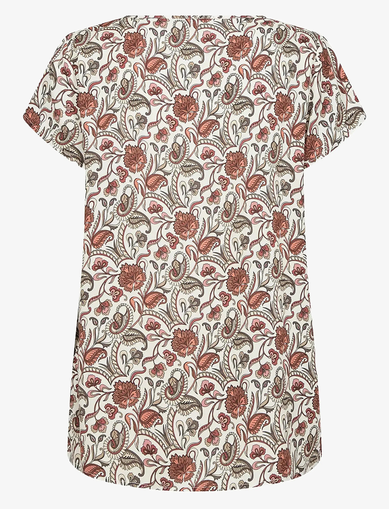 Soyaconcept - SC-SAMEA - blouses à manches courtes - 4577c mineral red combi - 2