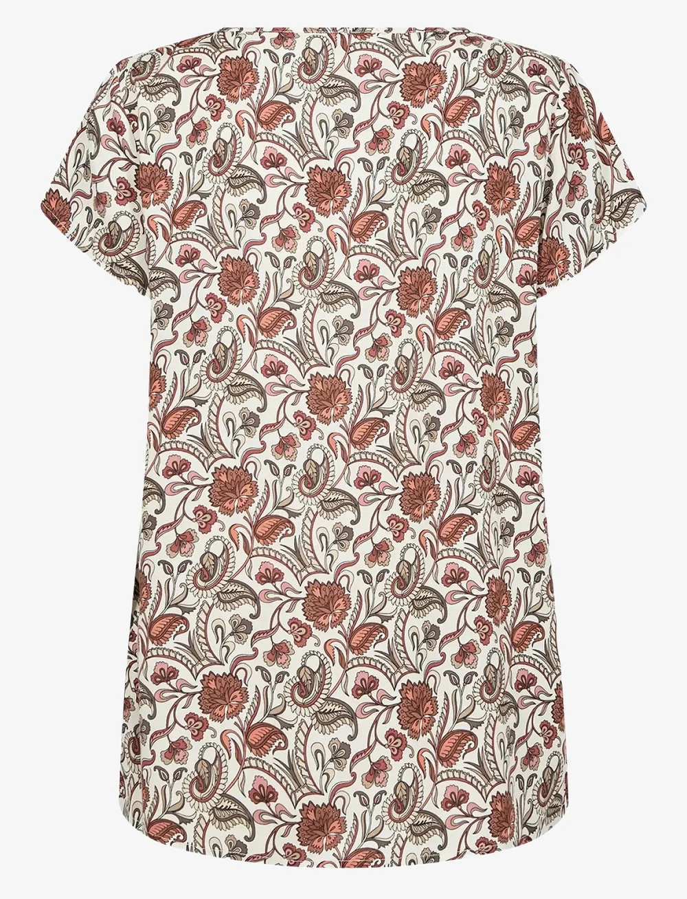 Soyaconcept - SC-SAMEA - kortærmede bluser - 4577c mineral red combi - 2