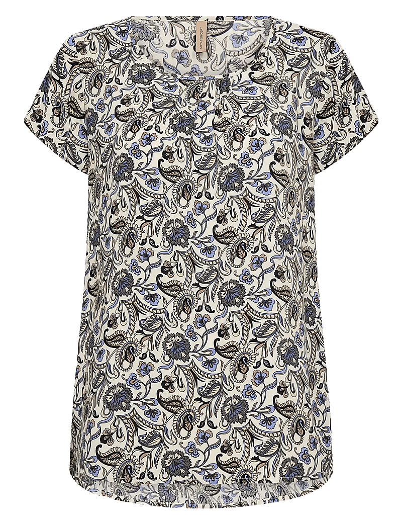 Soyaconcept - SC-SAMEA - kortærmede bluser - 6252c hydrangea combi - 0