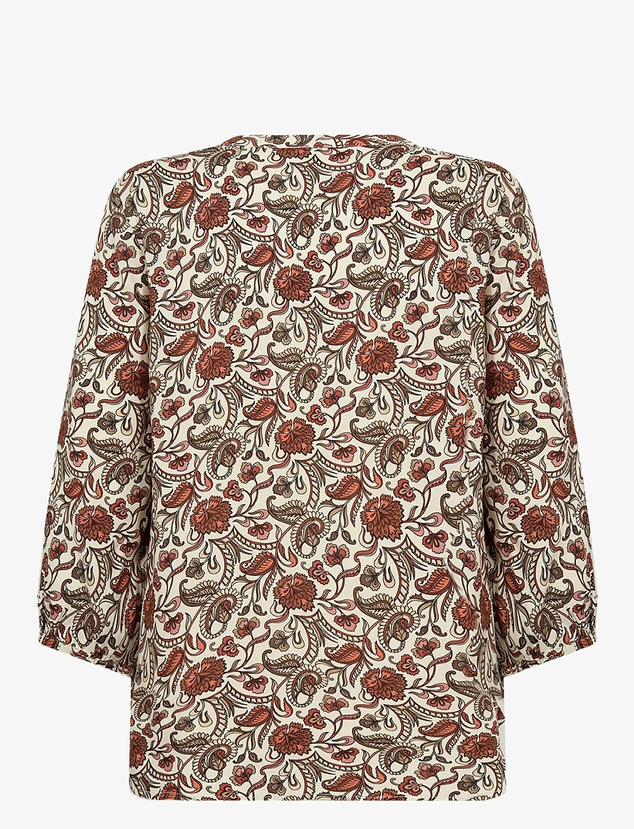 Soyaconcept - SC-SAMEA - langärmlige blusen - 4577c mineral red combi - 1