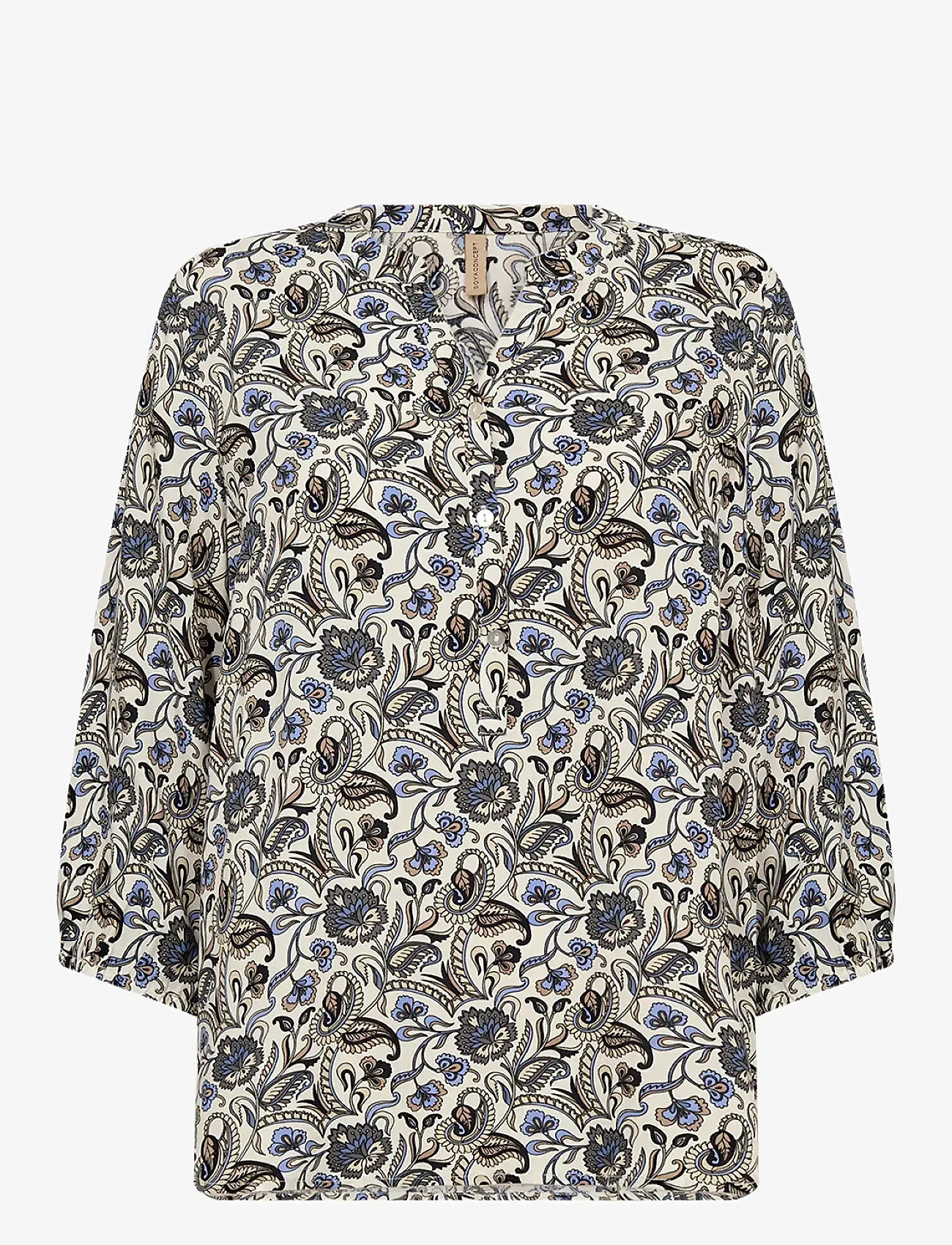 Soyaconcept - SC-SAMEA - langärmlige blusen - 6252c hydrangea combi - 0