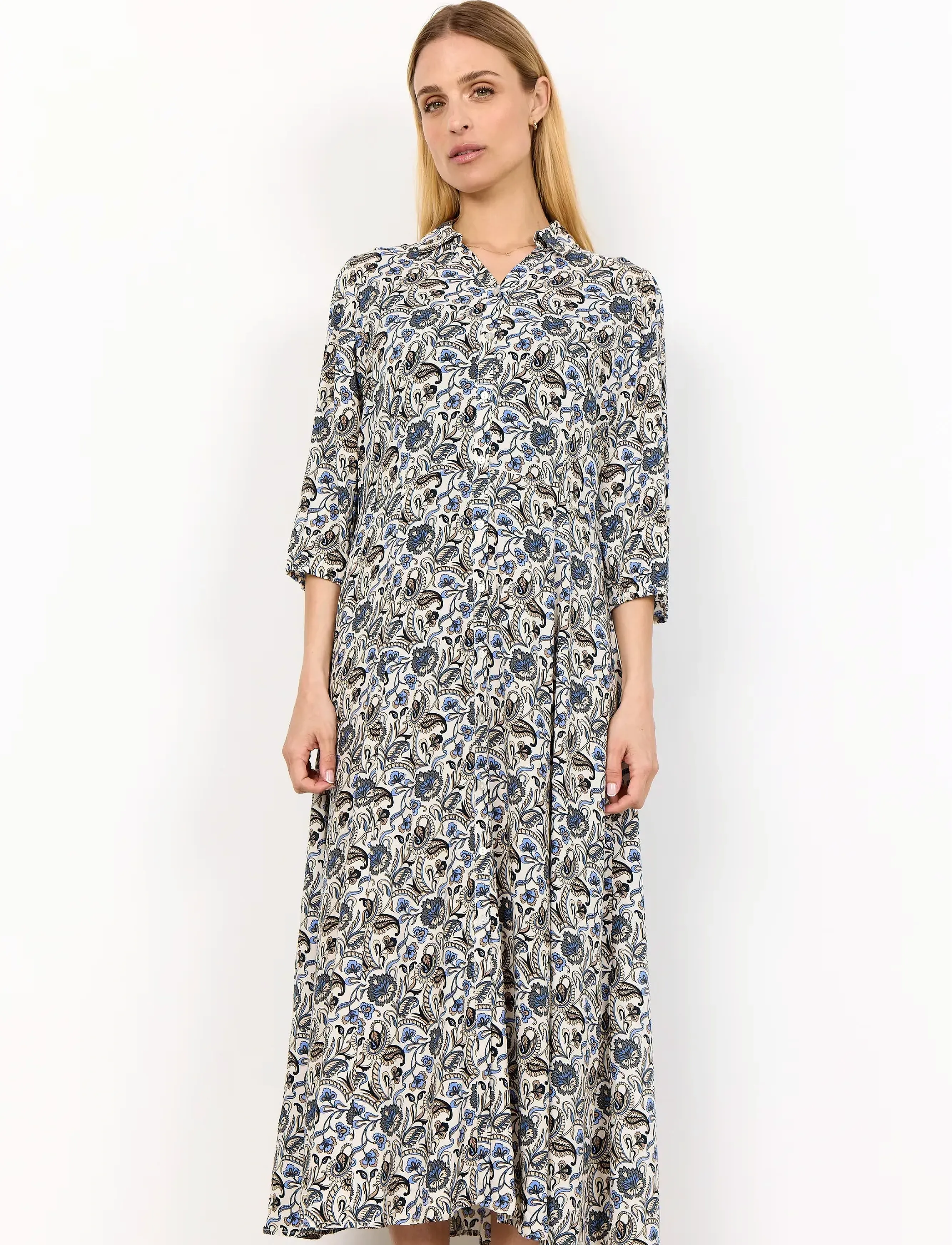 Soyaconcept SC-SAMEA - Hemdkleider - 6252C HYDRANGEA COMBI / navy