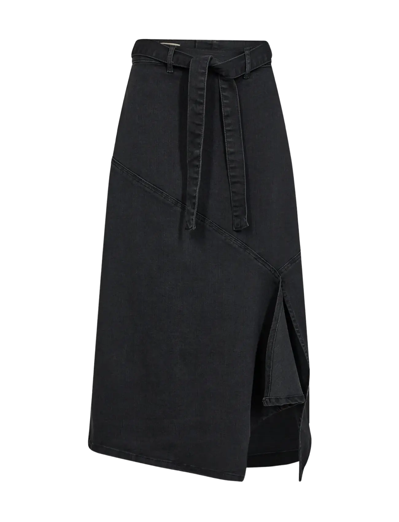 Soyaconcept SC-KIMBERLY - Midi kjolar - 2644 DARK GREY DENIM / black